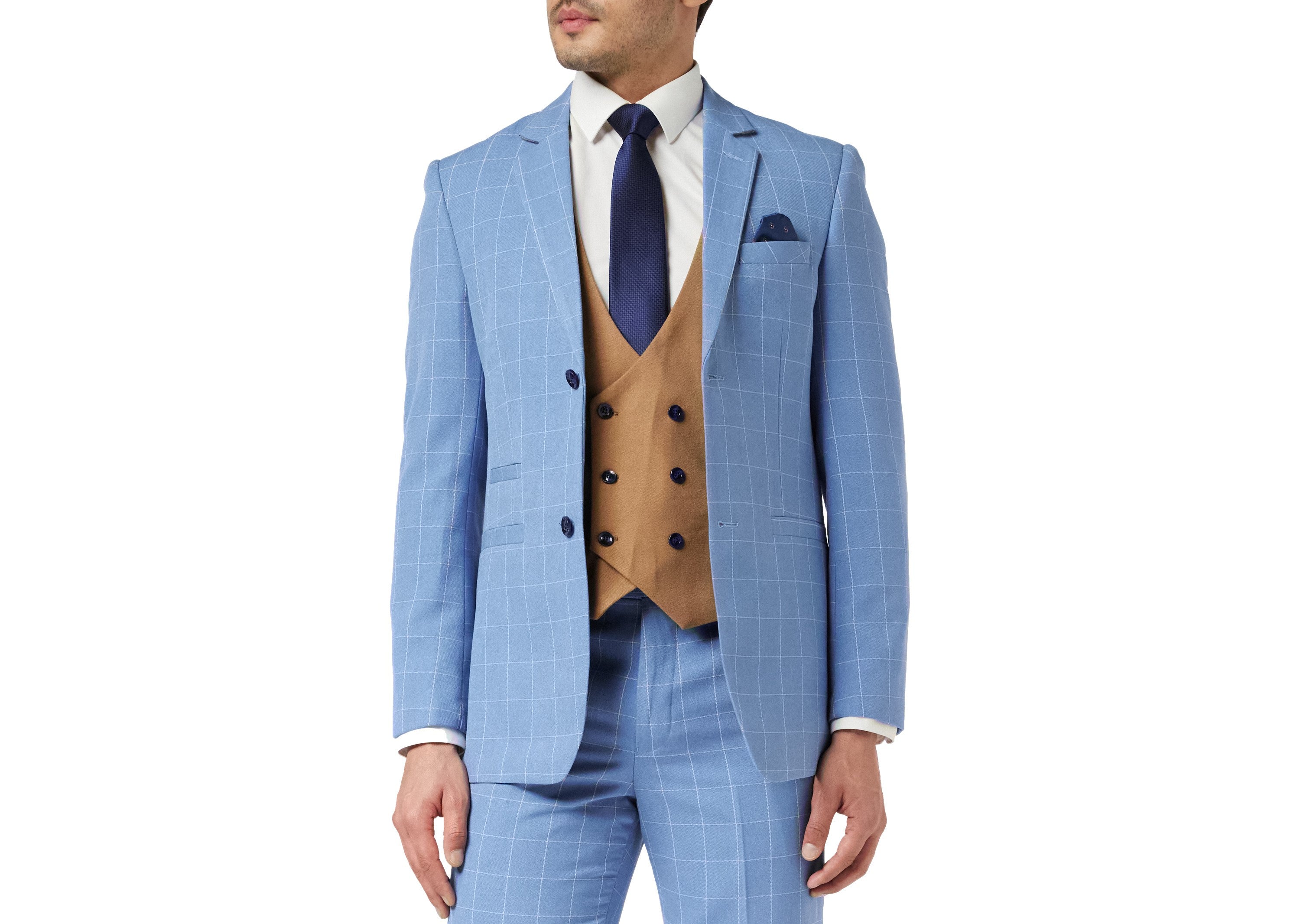 What to Wear with a Blue Suit