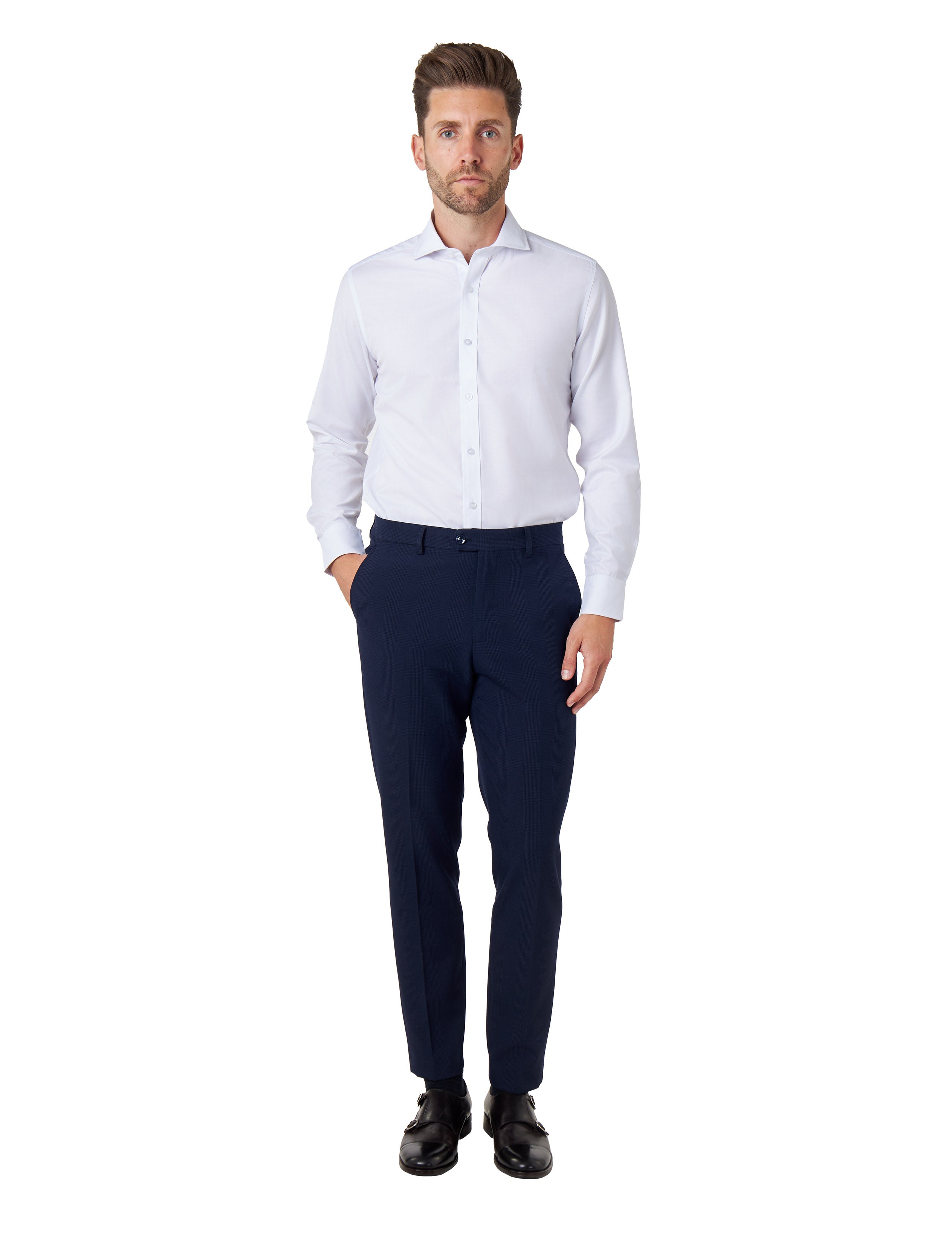 CLASSIC WHITE TAILORED FIT SHIRT