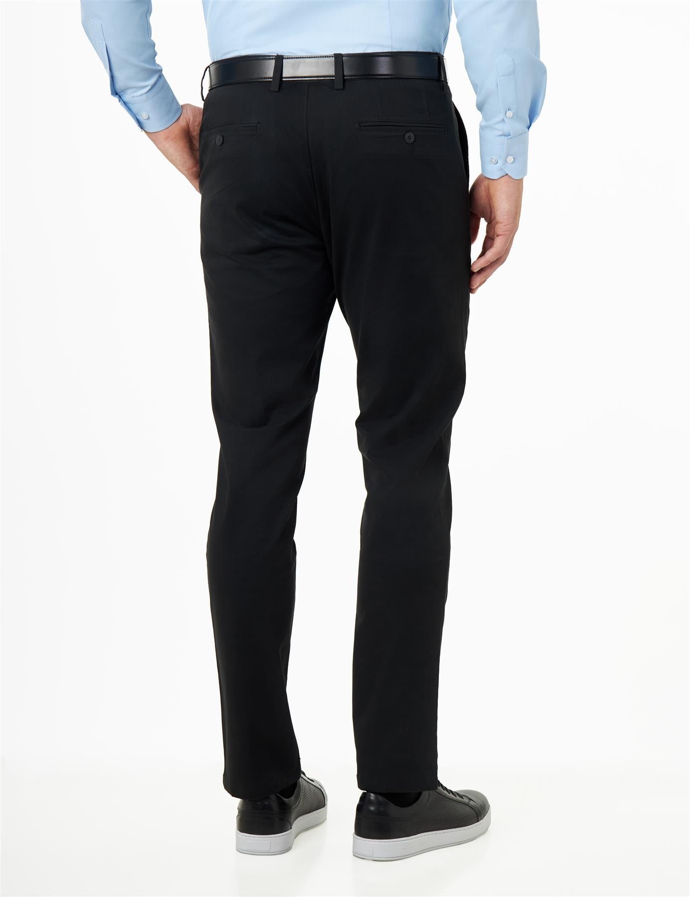 COTTON STRETCH CHINO BLACK