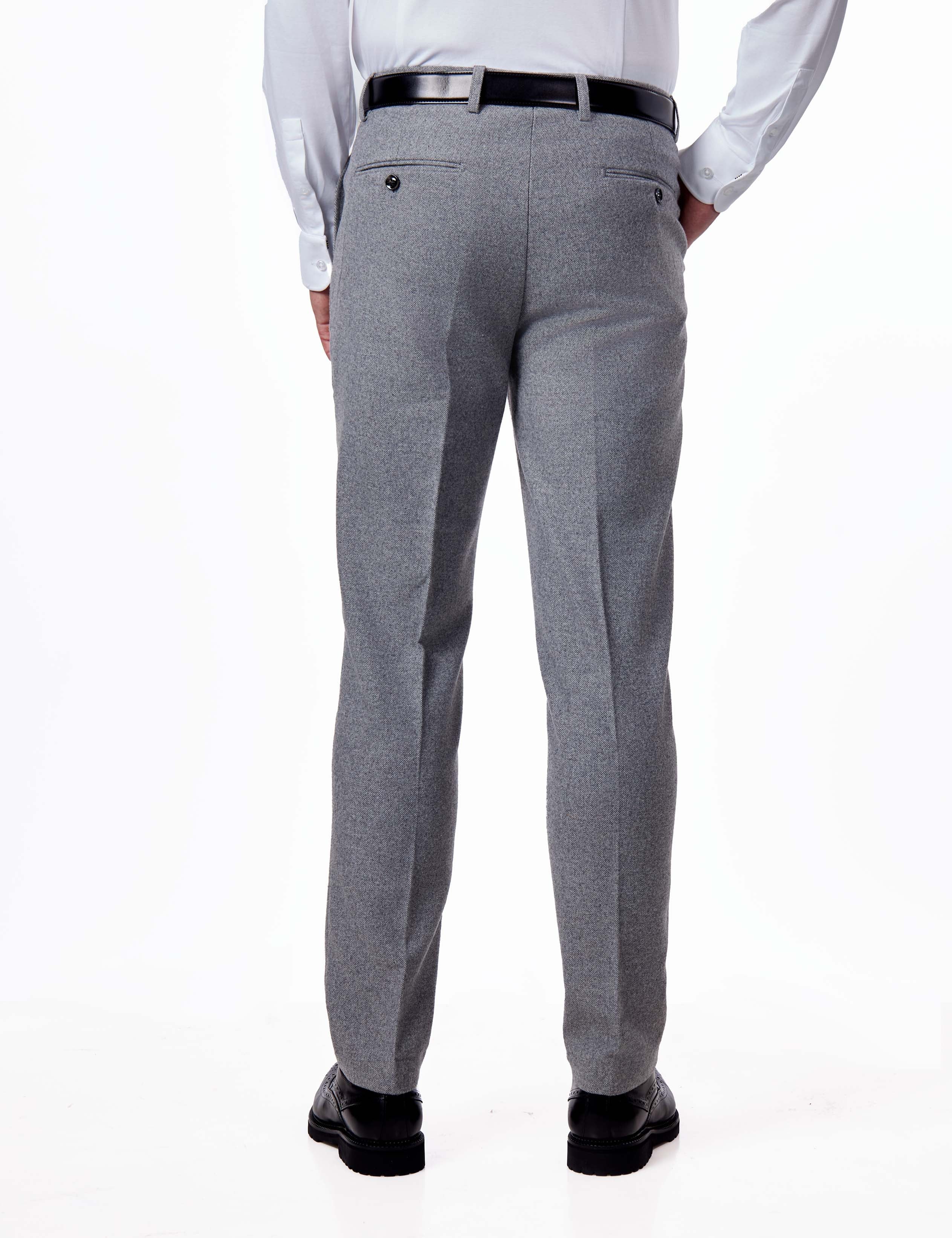 SEAN - Grey Tailored Suit Trousers