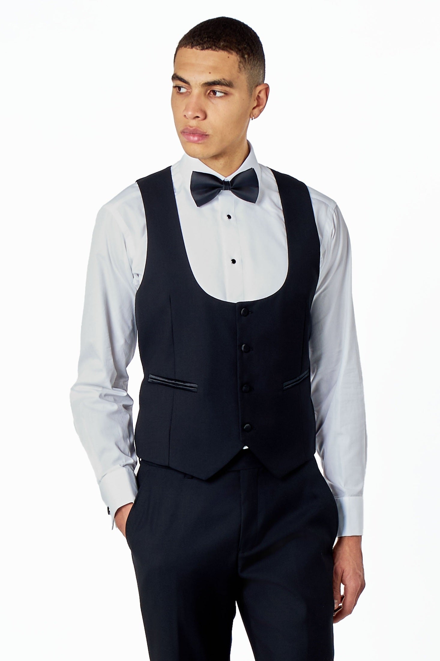 HENRY – WHITE 3 PIECE TUXEDO SUIT DAMASK FLOCKED JACQUARD PRINTED