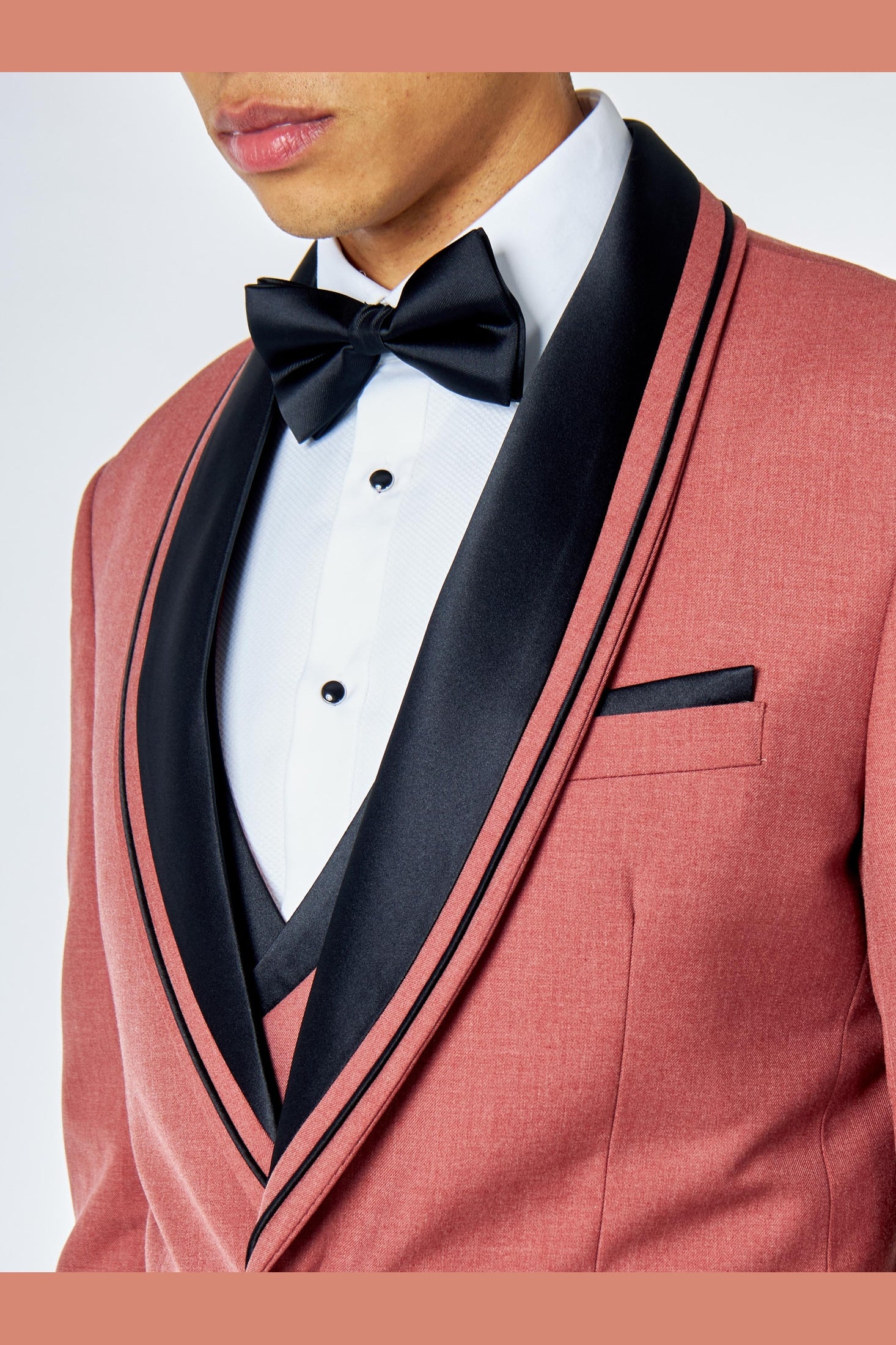 GREG – PINK TAILORED TUXEDO WEDDING JACKET