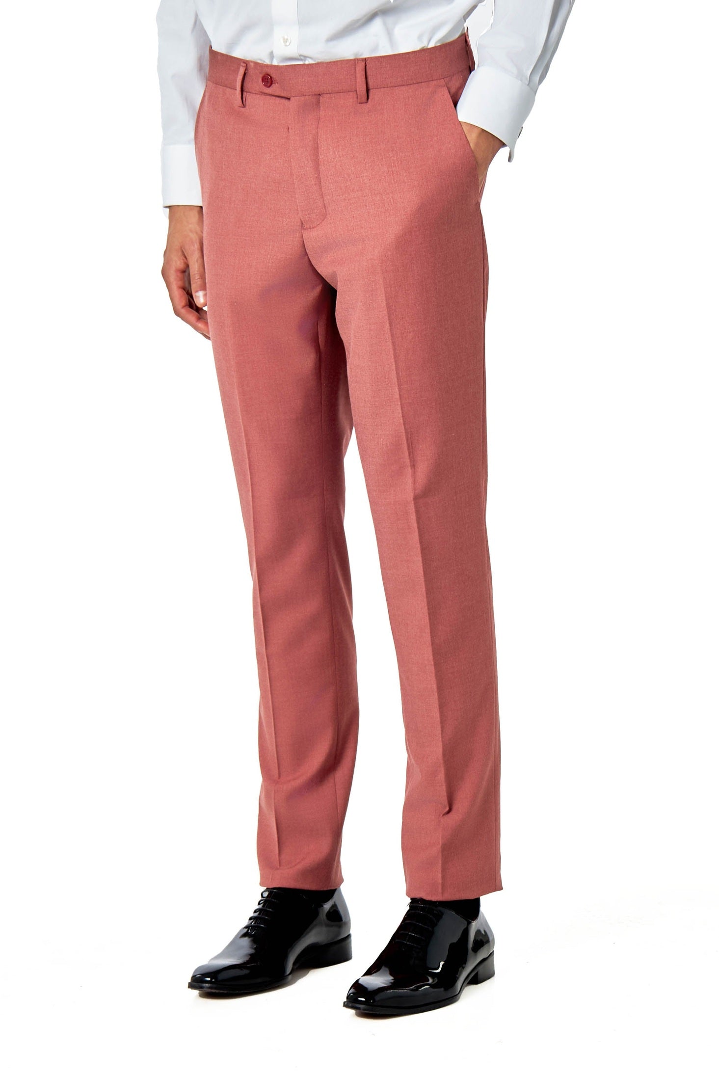 mens pink pants dress Men's Formal Tailored Dress Pink Suit Trousers – XPOSED