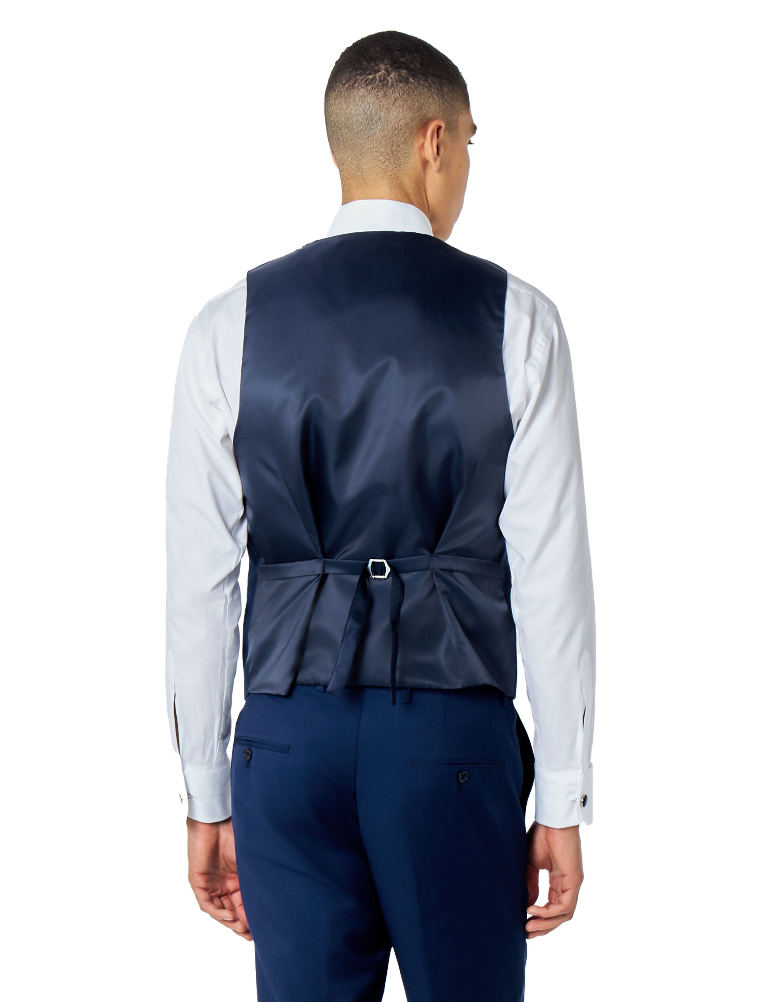 GREG – NAVY BLUE WEDDING DRESS WAISTCOAT