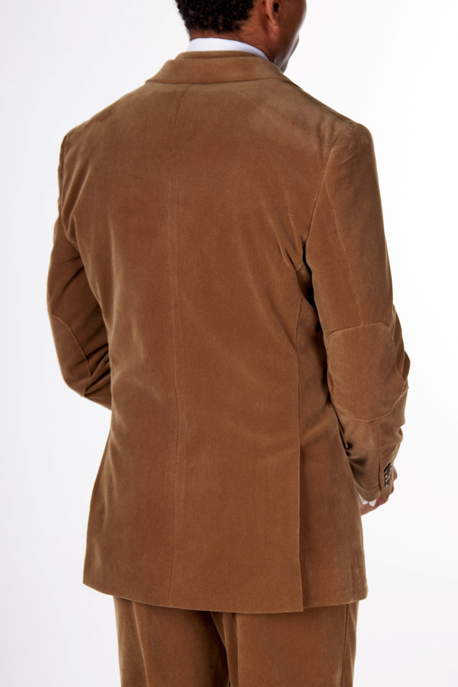 CORDUORY TAN TAILORED FIT JACKET