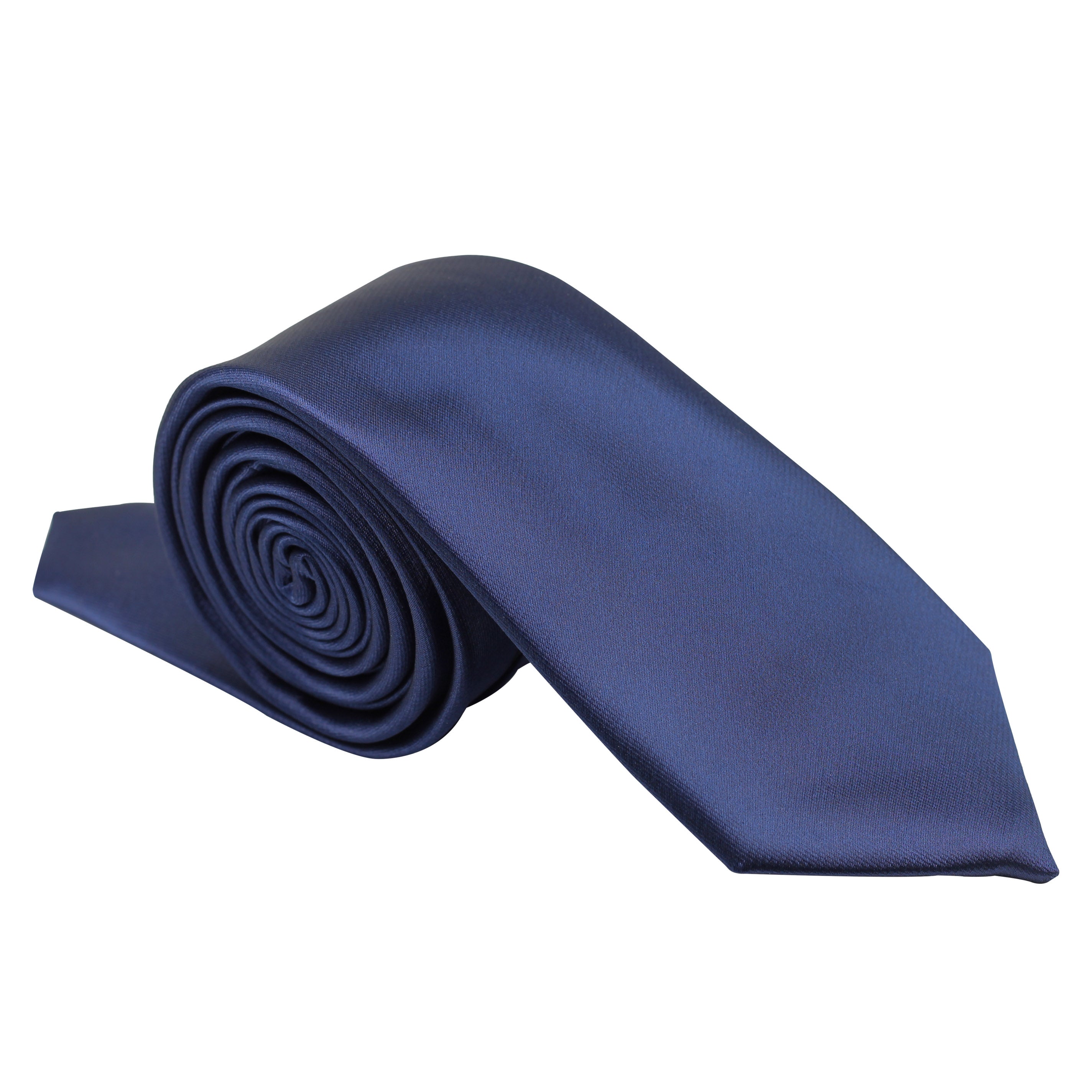 XPOSED - NAVY PREMIUM SATIN NECK TIE