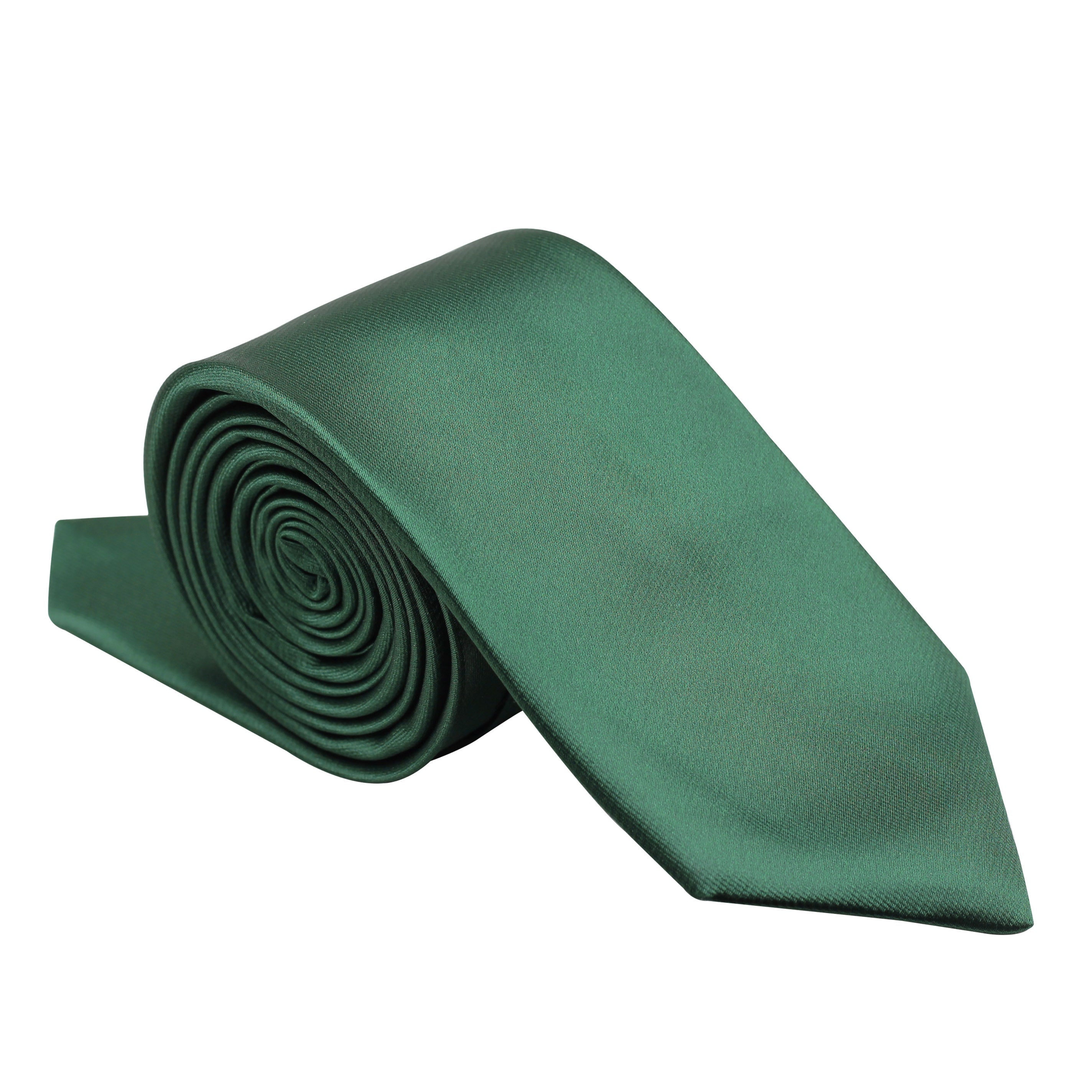 XPOSED - DARK GREEN PREMIUM SATIN NECK TIE
