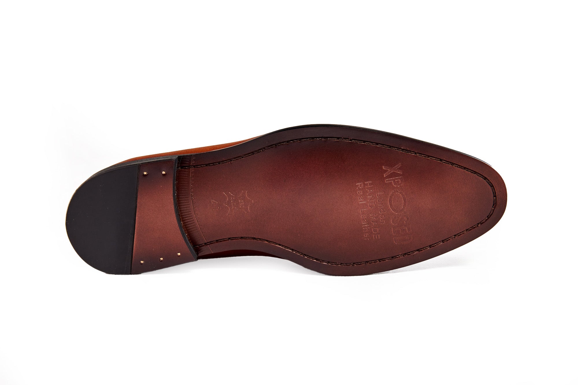 GOLD BUCKLE LOAFERS IN BROWN