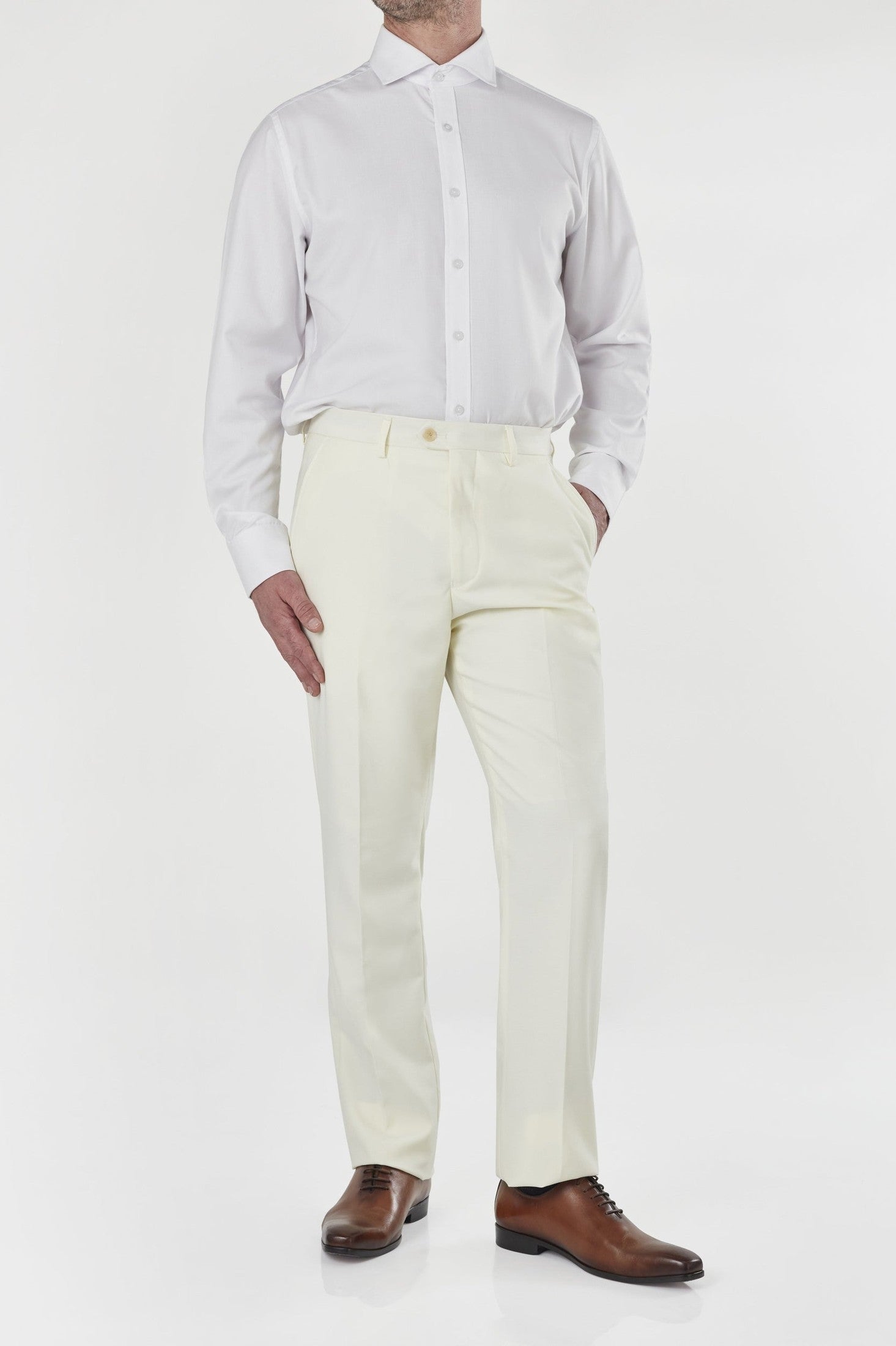 BEIGE DOUBLE BREASTED GOLD BUTTON JACKET