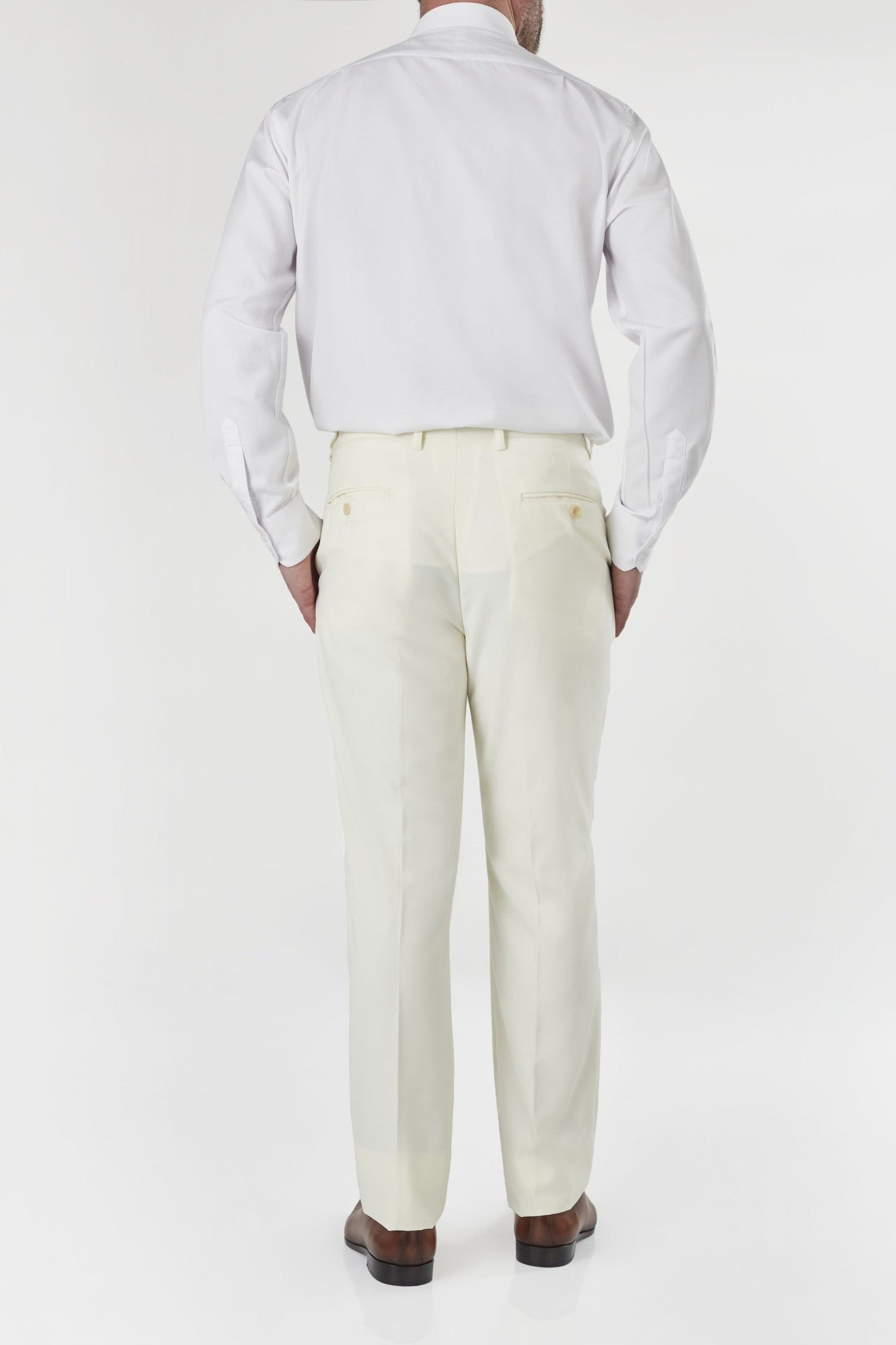 BEIGE DOUBLE BREASTED GOLD BUTTON JACKET