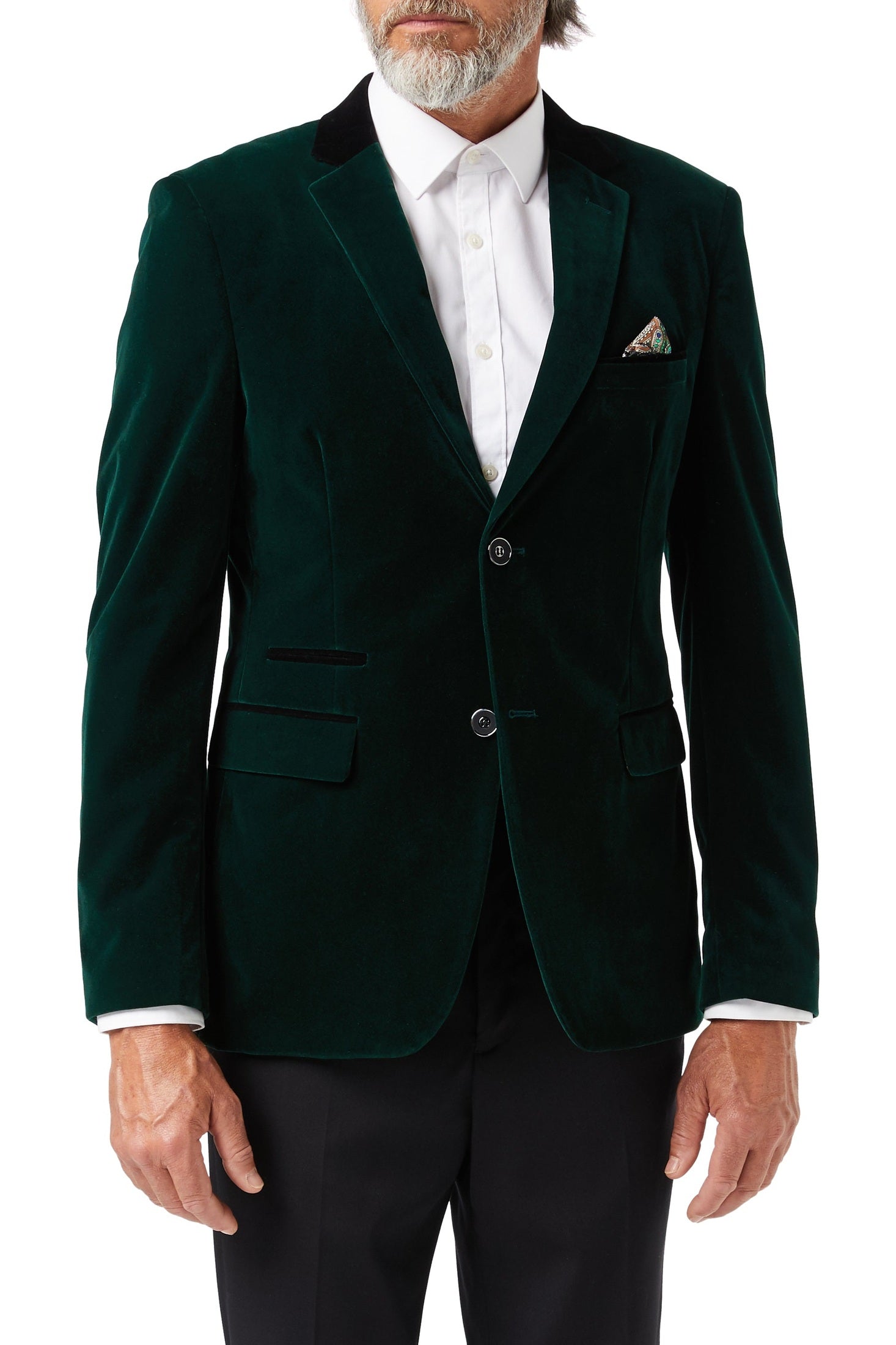MAK - Green Soft Velvet Dinner Jacket