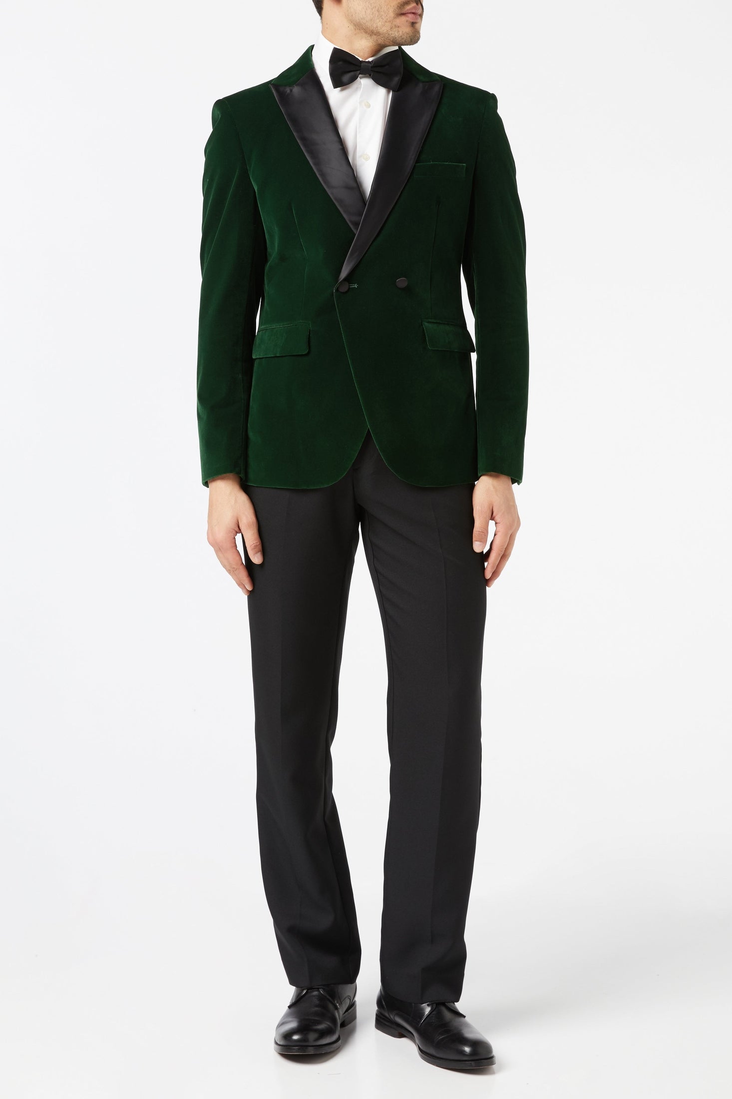 WILLS - Green Soft Velvet Dinner Jacket