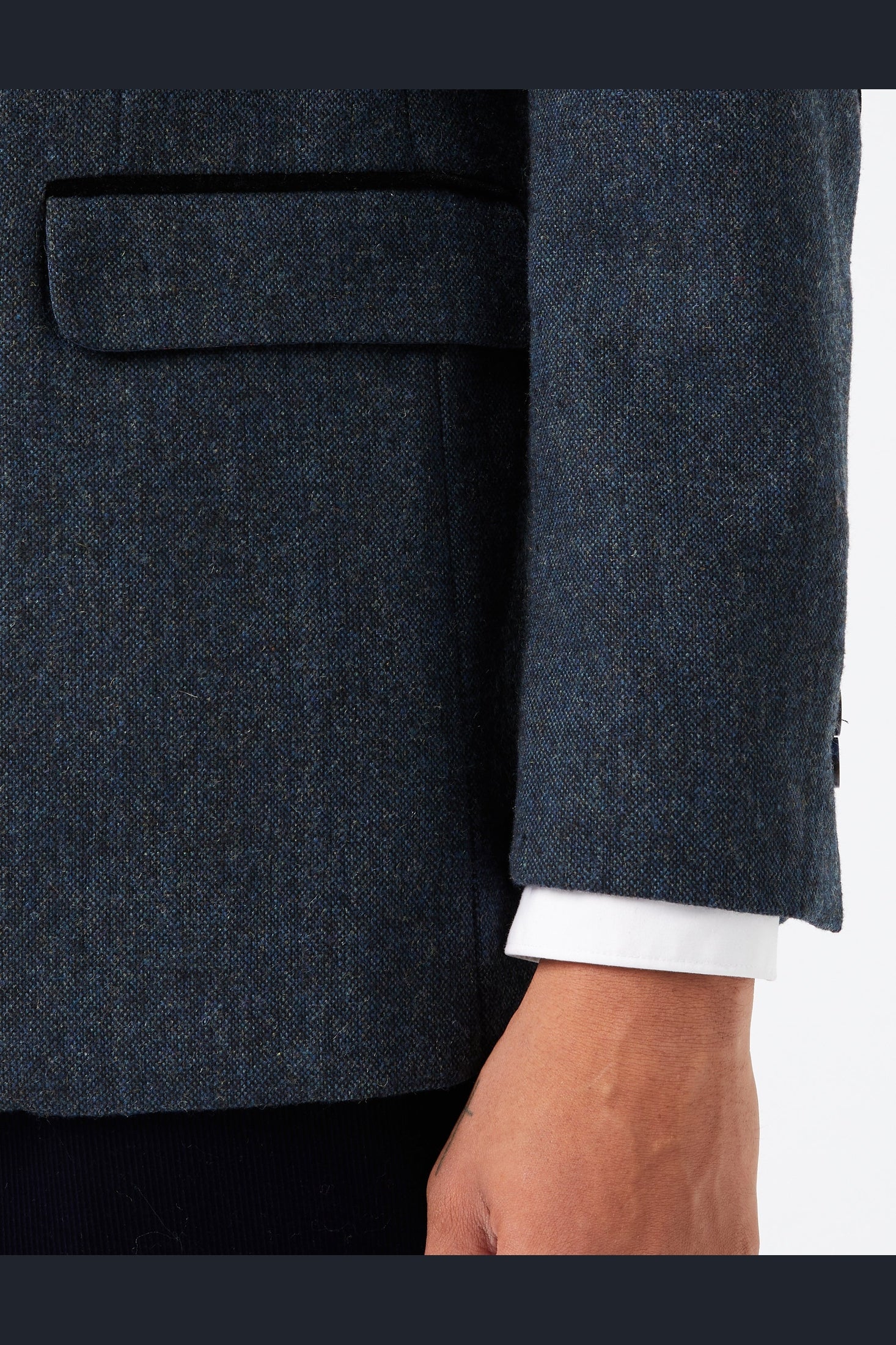 DANE - BLUE TWEED BLAZER