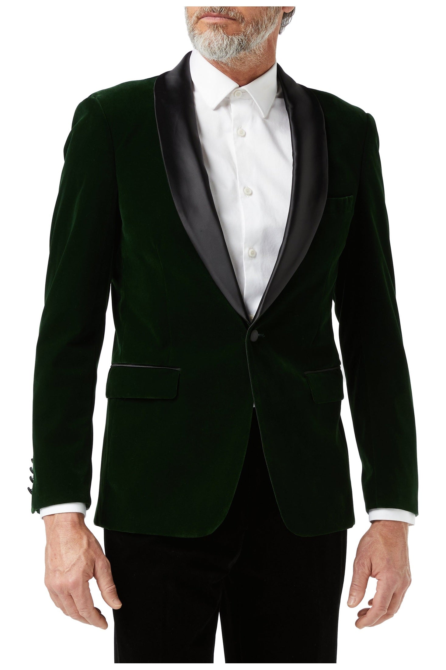 TUXEDO MAK - Green Soft Velvet Jacket