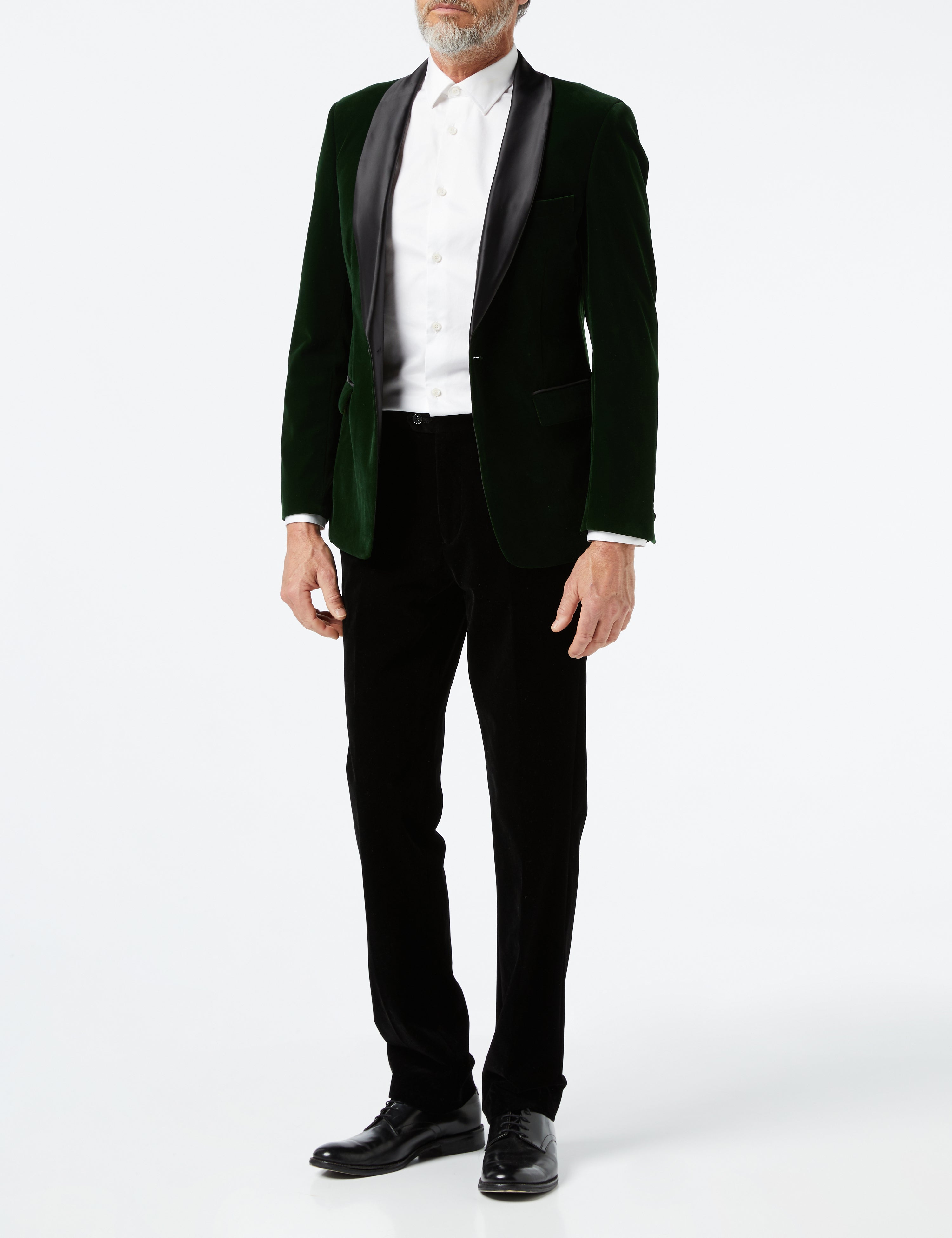 TUXEDO MAK - Green Soft Velvet Jacket
