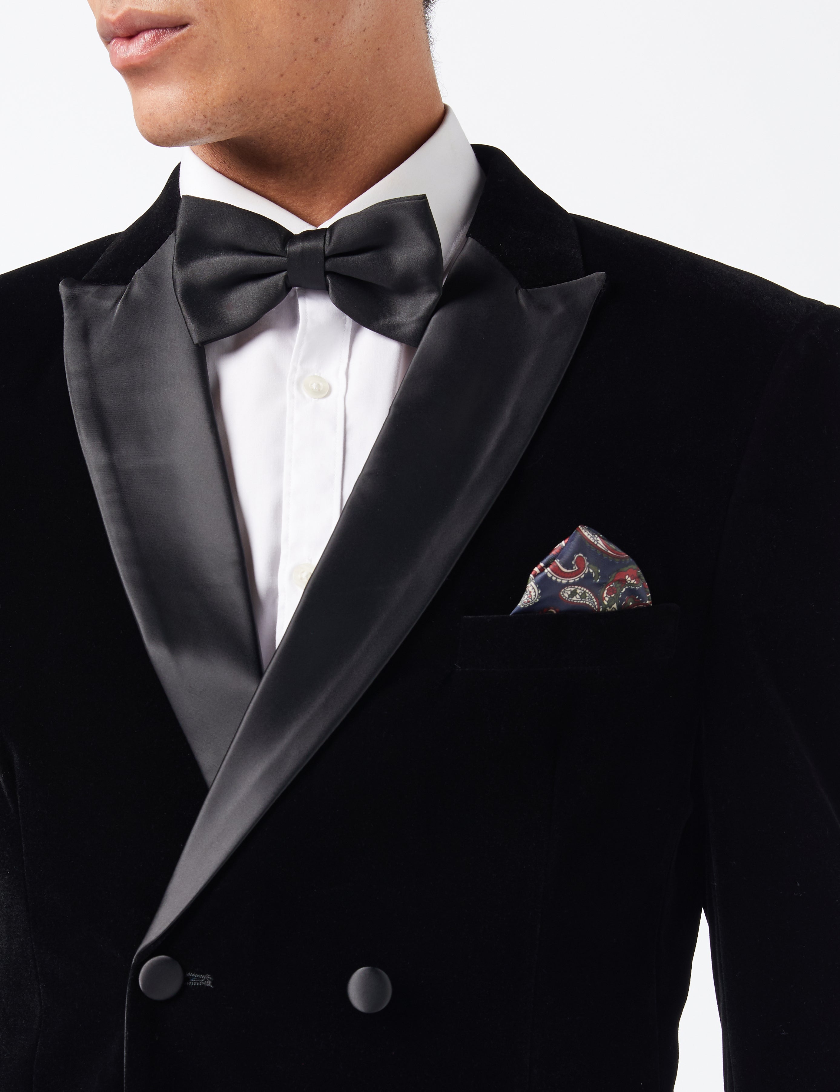 SMITH - TUXEDO VELVET DOUBLE BREASTED BLAZER