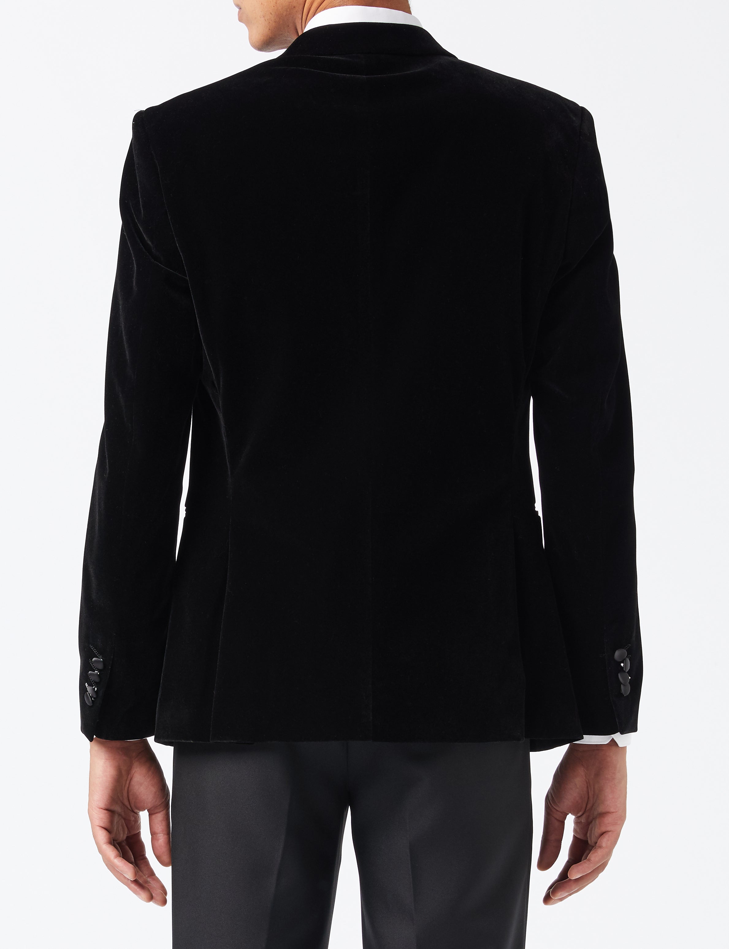 SMITH - TUXEDO VELVET DOUBLE BREASTED BLAZER