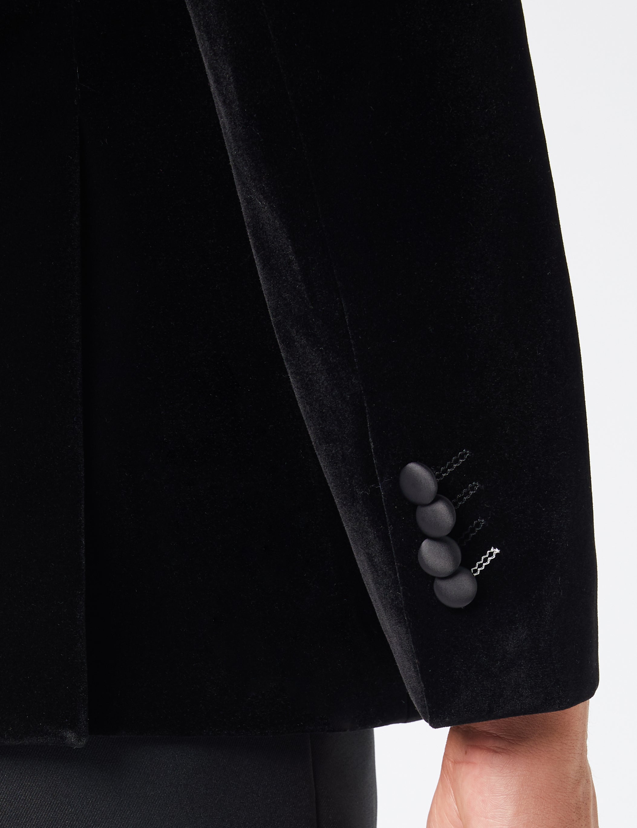 SMITH - TUXEDO VELVET DOUBLE BREASTED BLAZER