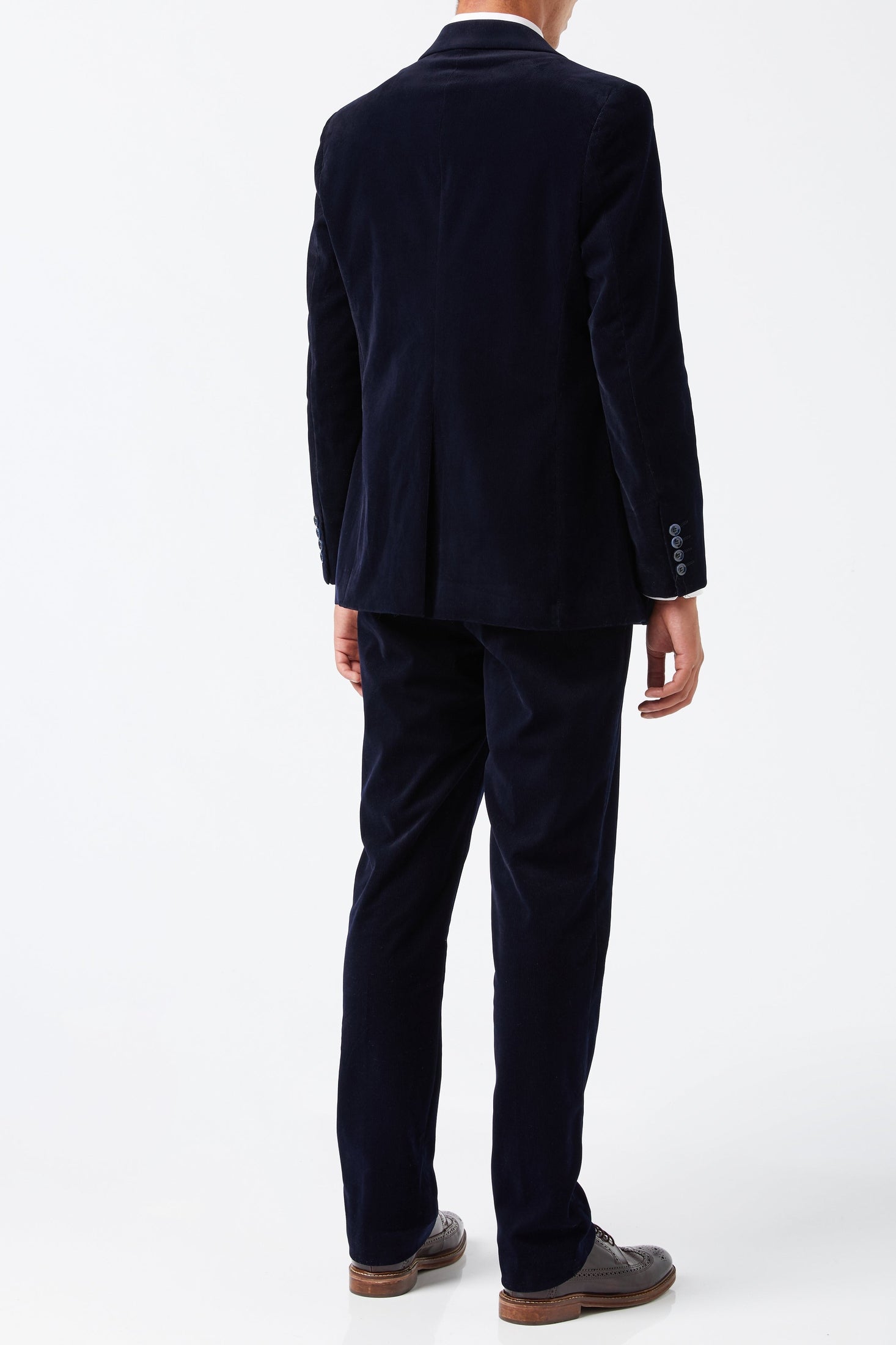 MATTHEW – NAVY CORDUROY JACKET & WAISTCOAT