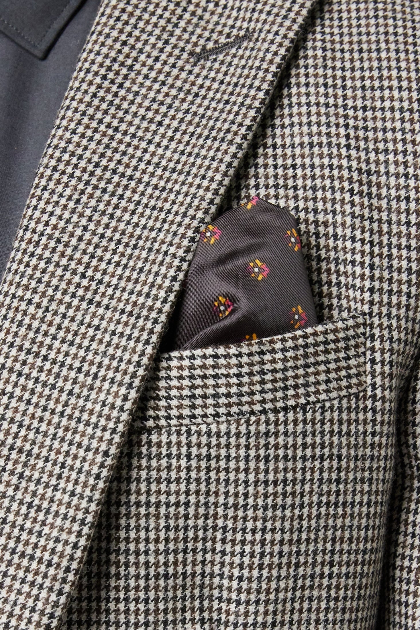 HERVE – GREY HOUNDSTOOTH TWEED BLAZER
