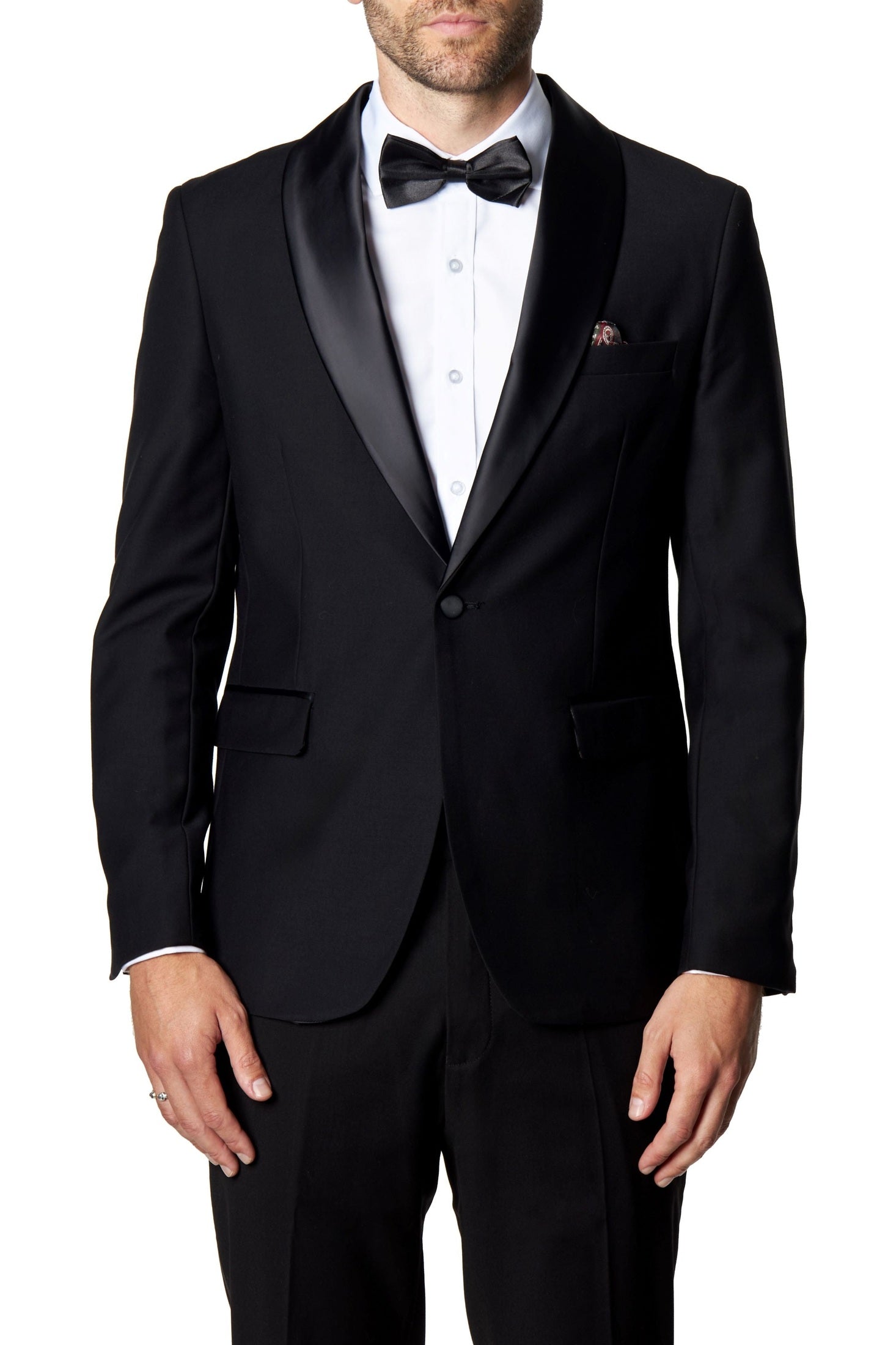 HARIS – BLACK TUXEDO JACKET