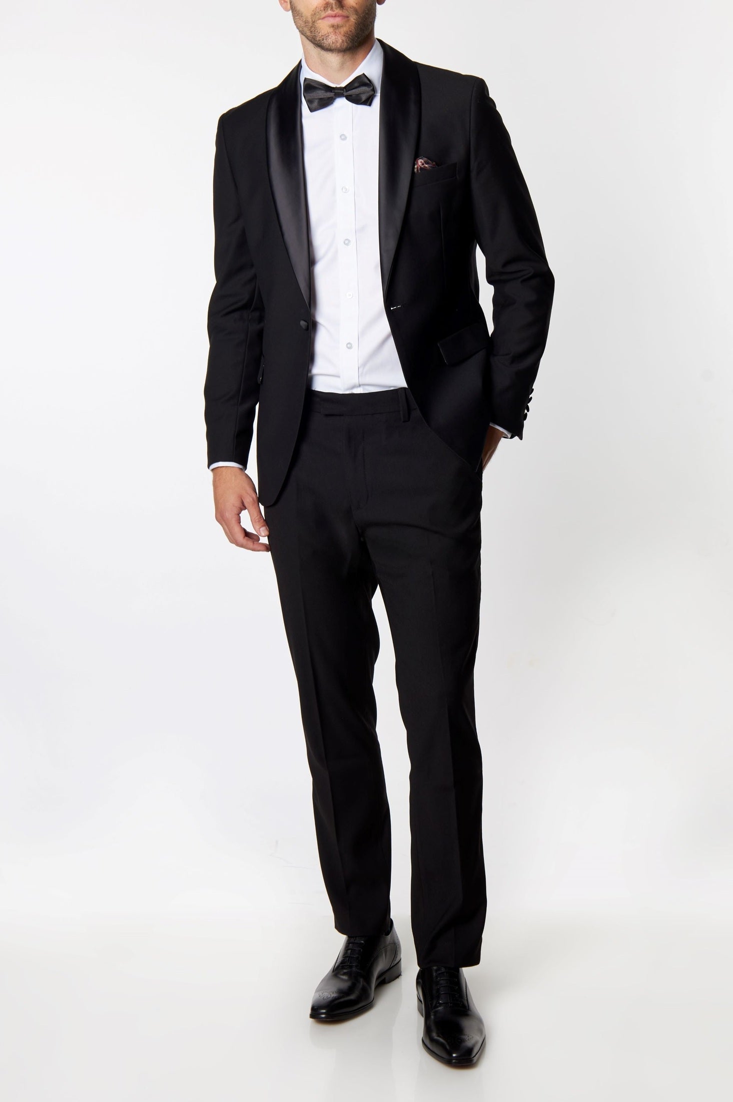 HARIS – BLACK TUXEDO JACKET