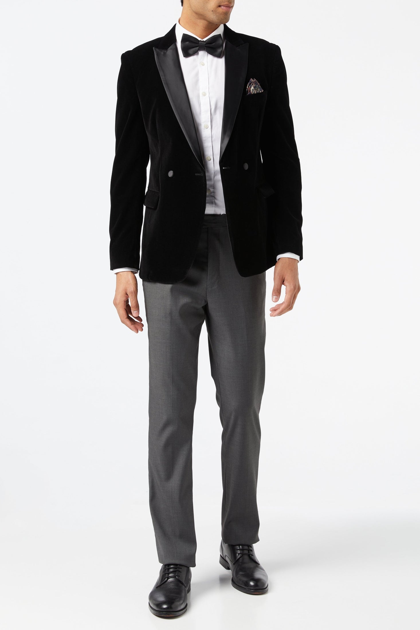 WILLS - Black Soft Velvet Dinner Jacket