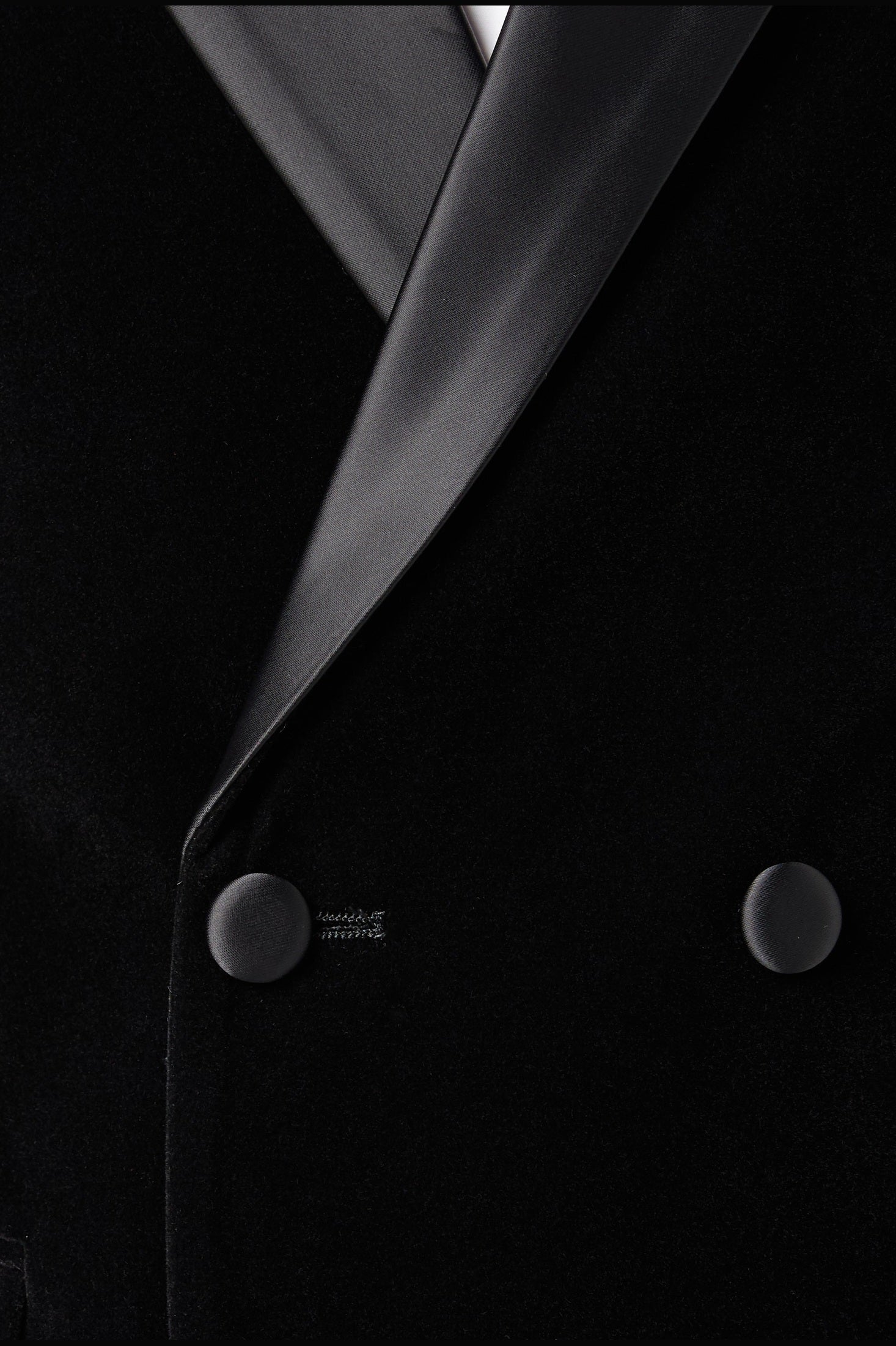 WILLS - Black Soft Velvet Dinner Jacket