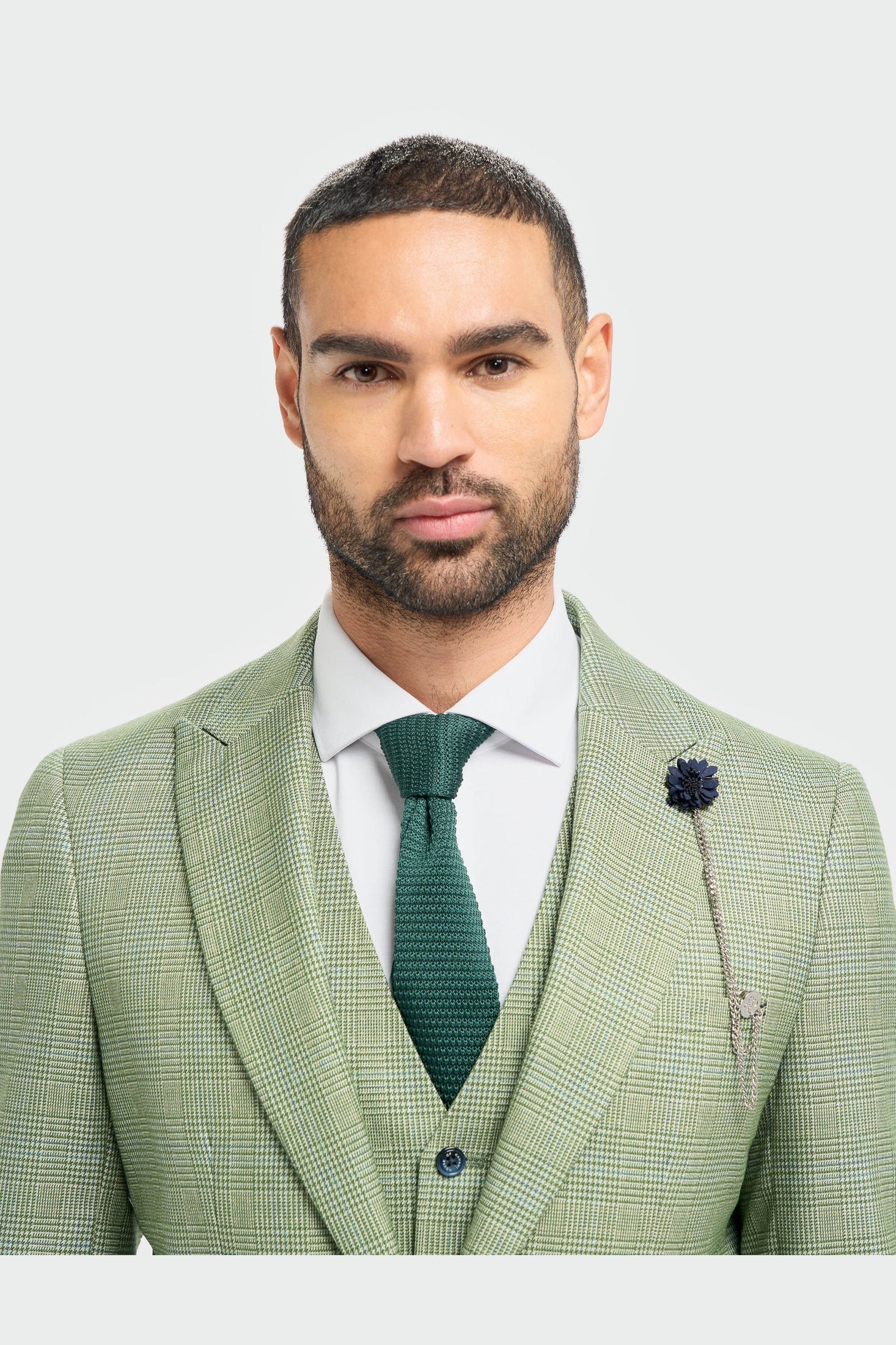 CARIDI - SLIM FIT SAGE BLAZER