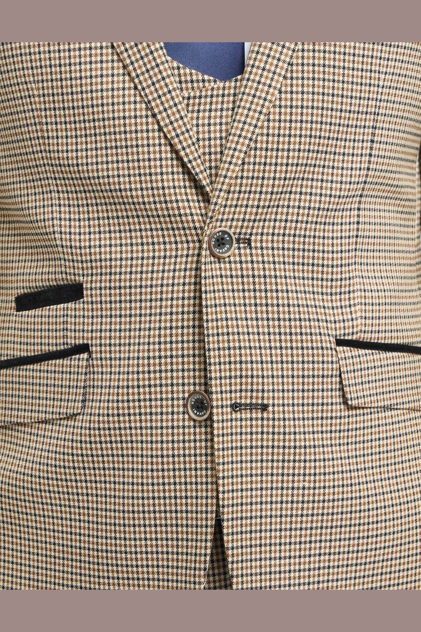 ELWOOD - TAN SLIM FIT BLAZER