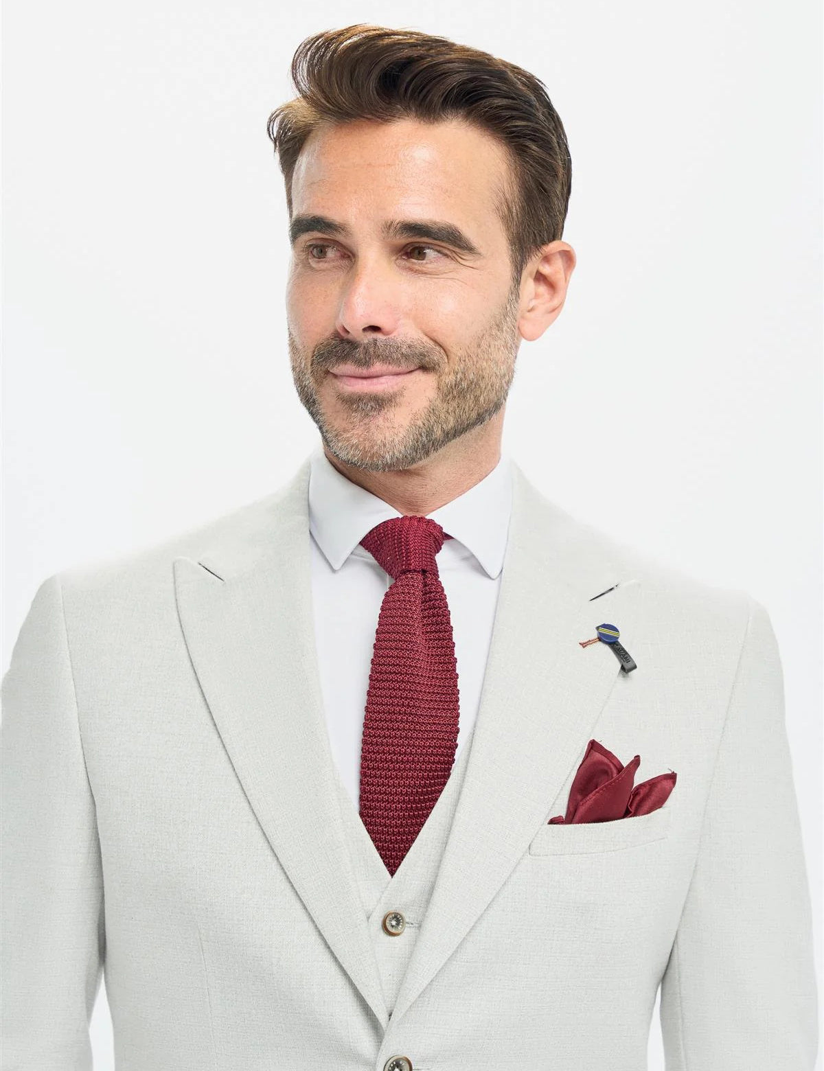 Cavani – Tropez Tailored Suit Blazer in Grey