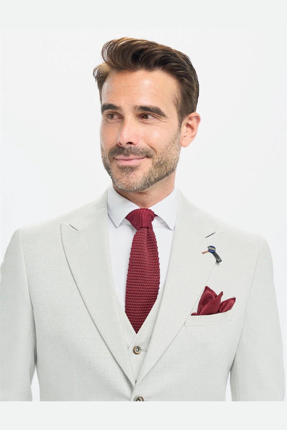 Cavani – Tropez Tailored Suit Blazer in Grey