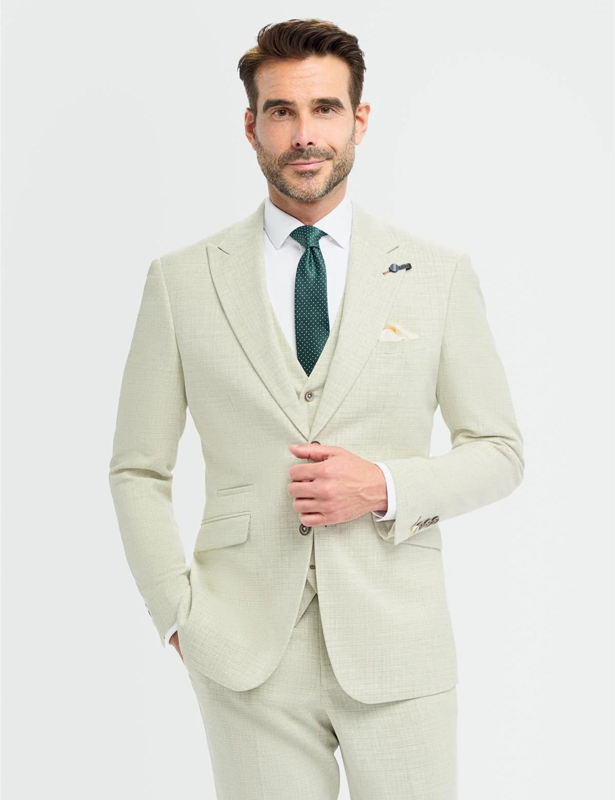 Cavani – Tropez Tailored Suit Blazer in Green