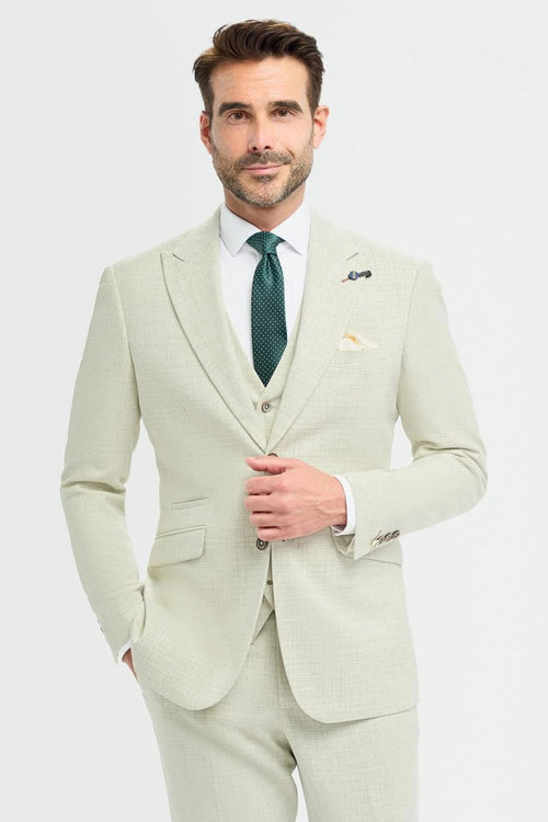 Cavani – Tropez Tailored Suit Blazer in Green