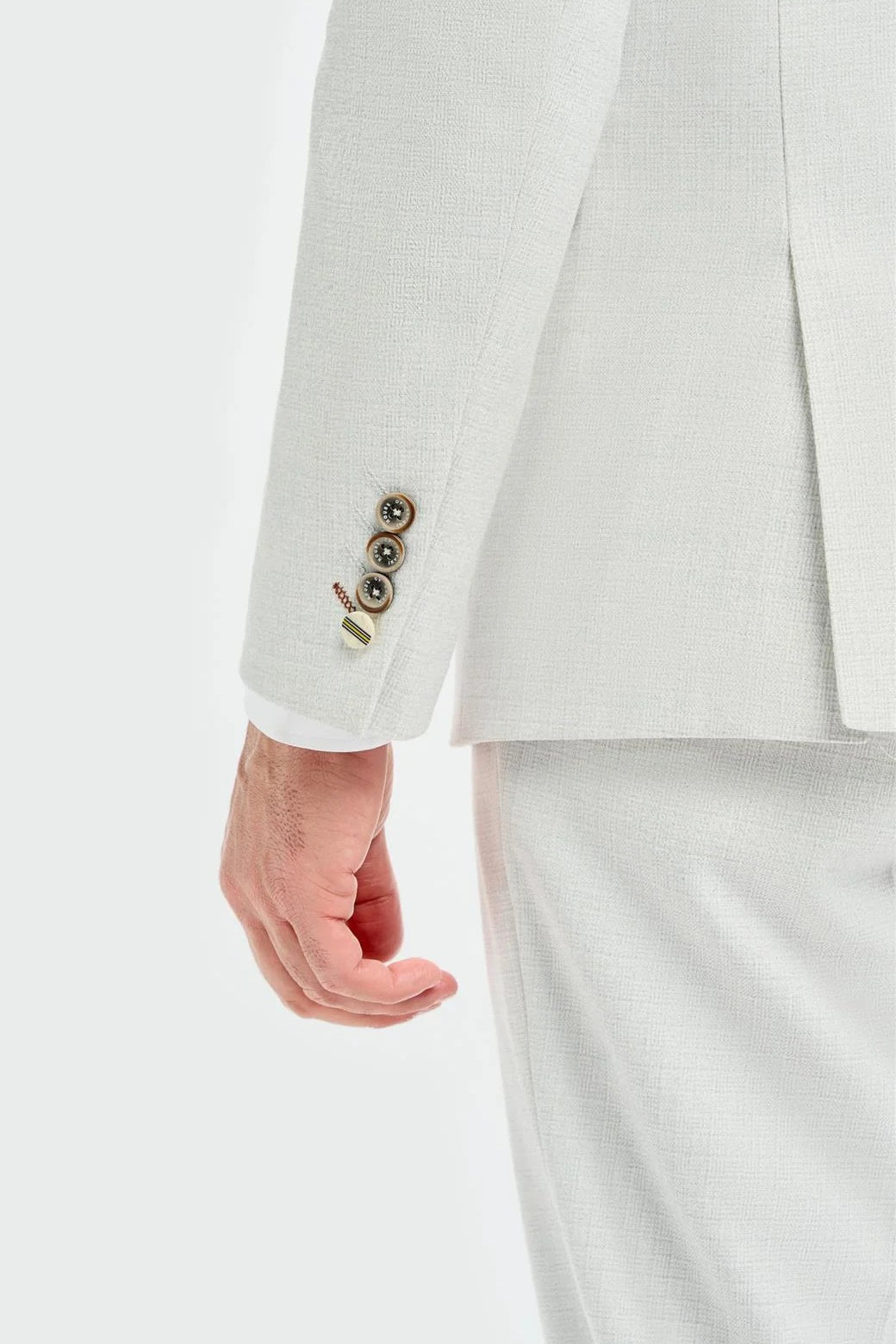 Cavani – Tropez Tailored Suit Blazer in Grey