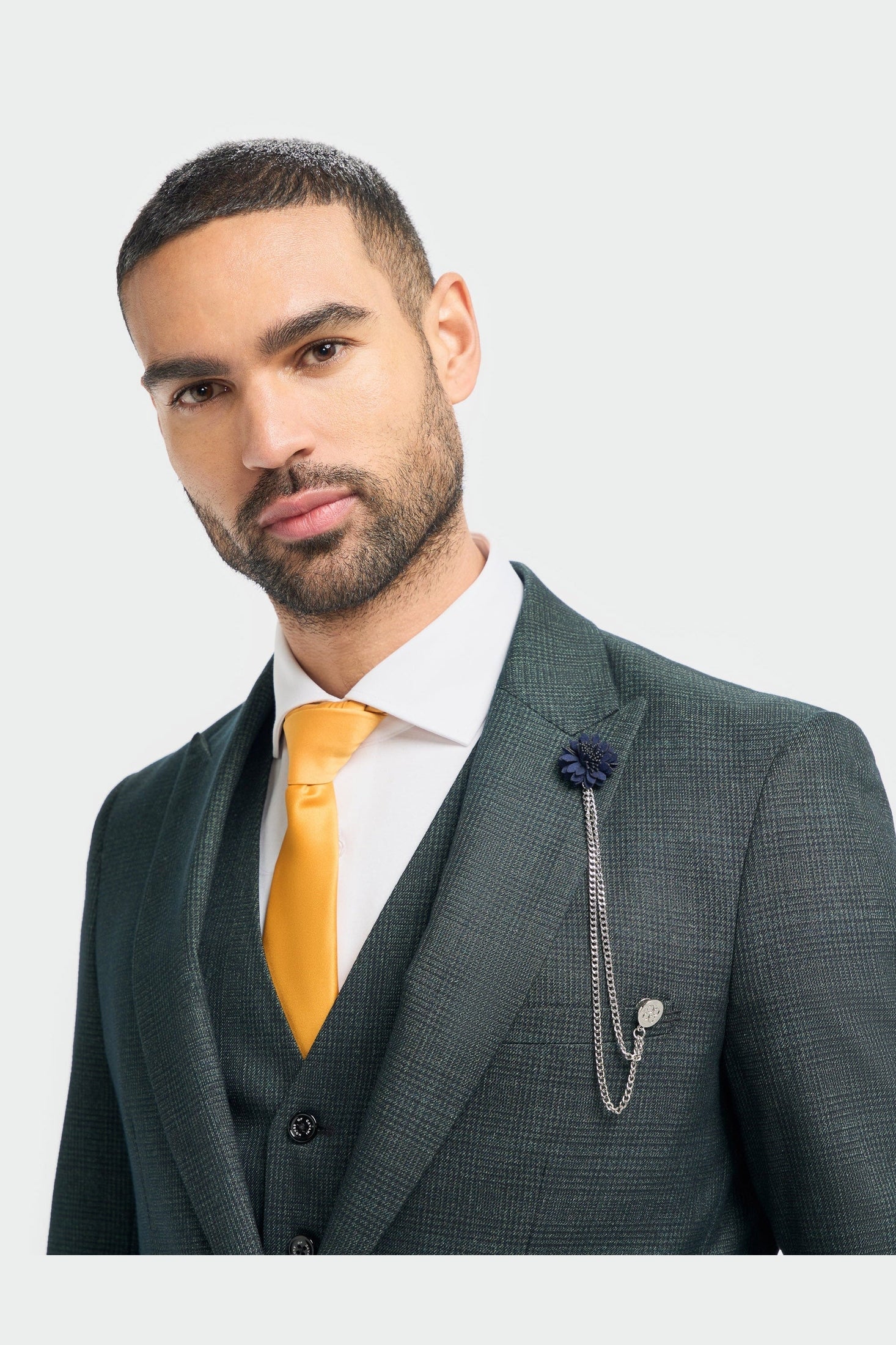 CARIDI - OLIVE SLIM FIT BLAZER