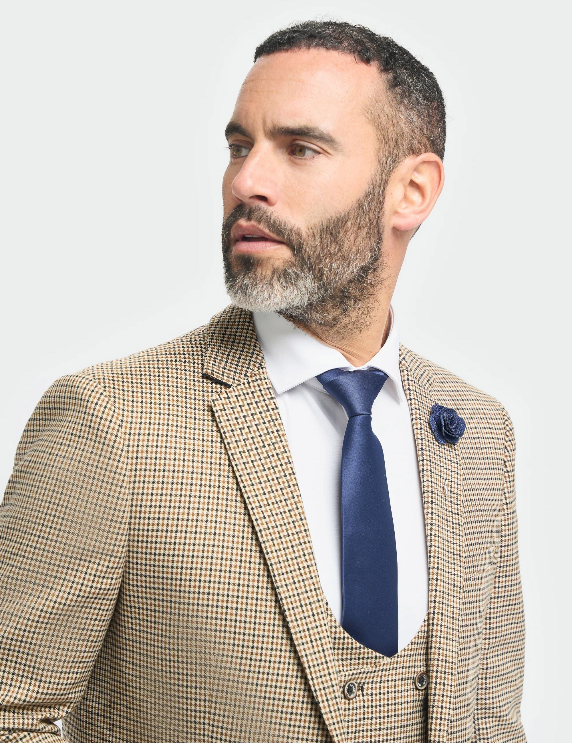 ELWOOD - TAN SLIM FIT BLAZER