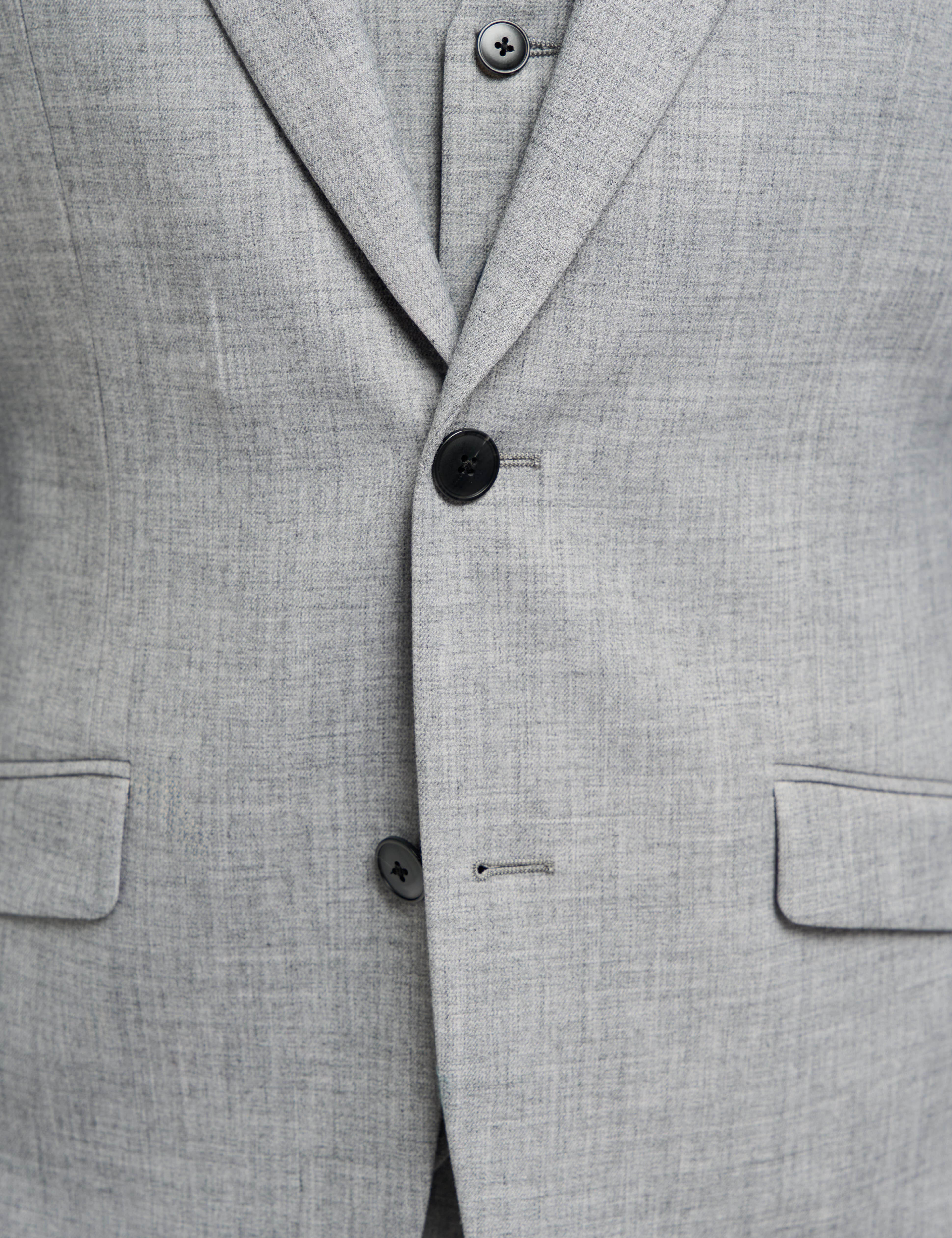 Cavani – Malibu Men's Grey Sharkskin Tailored 3-Piece Suit