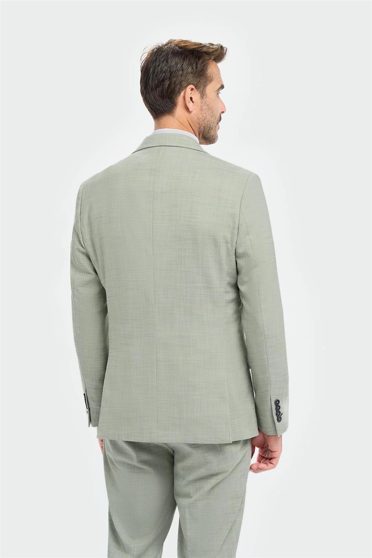Cavani Camden Sage Green Men’s 3-Piece Suit – Tailored