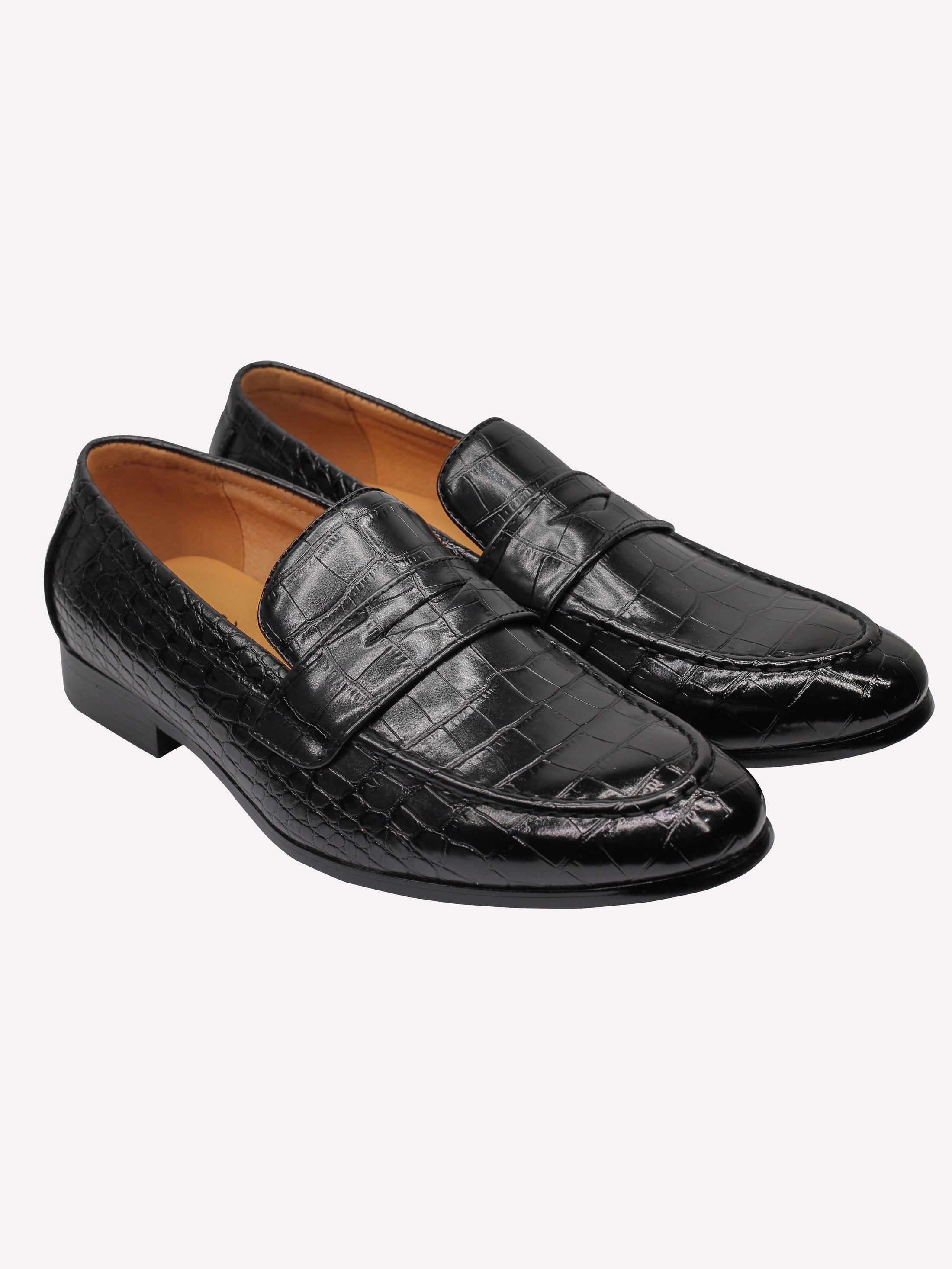 PRINTED PENNY LOAFERS