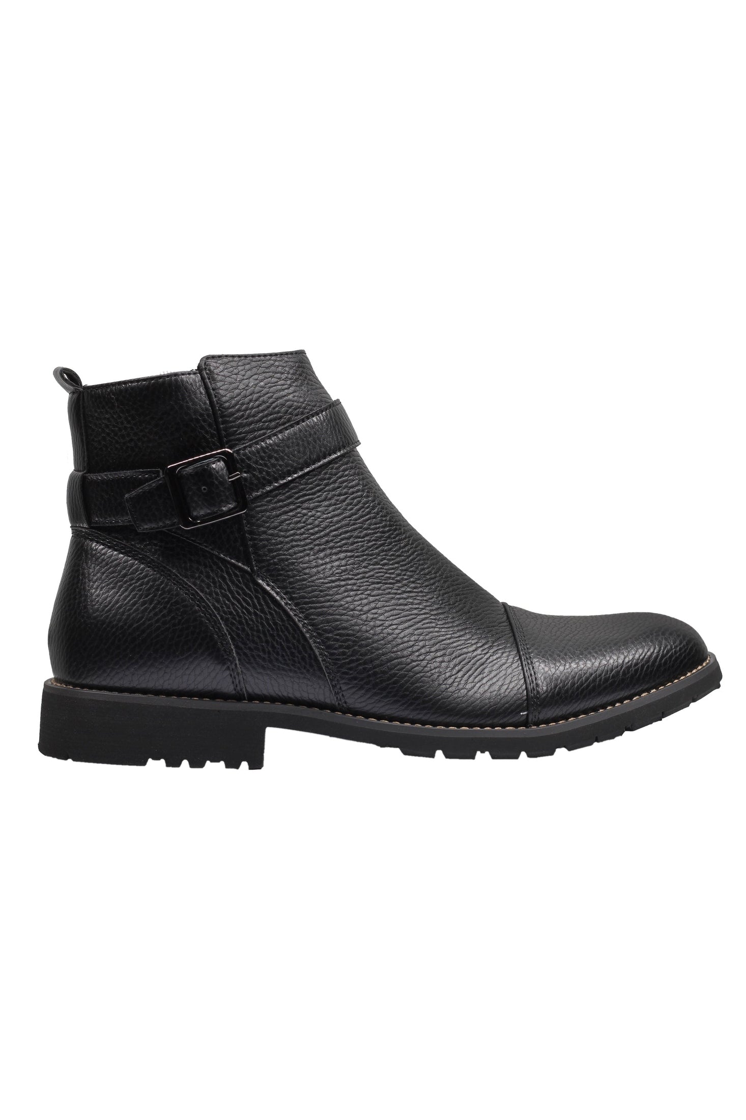 BLACK CHELSEA ANKLE BOOTS WITH ZIP