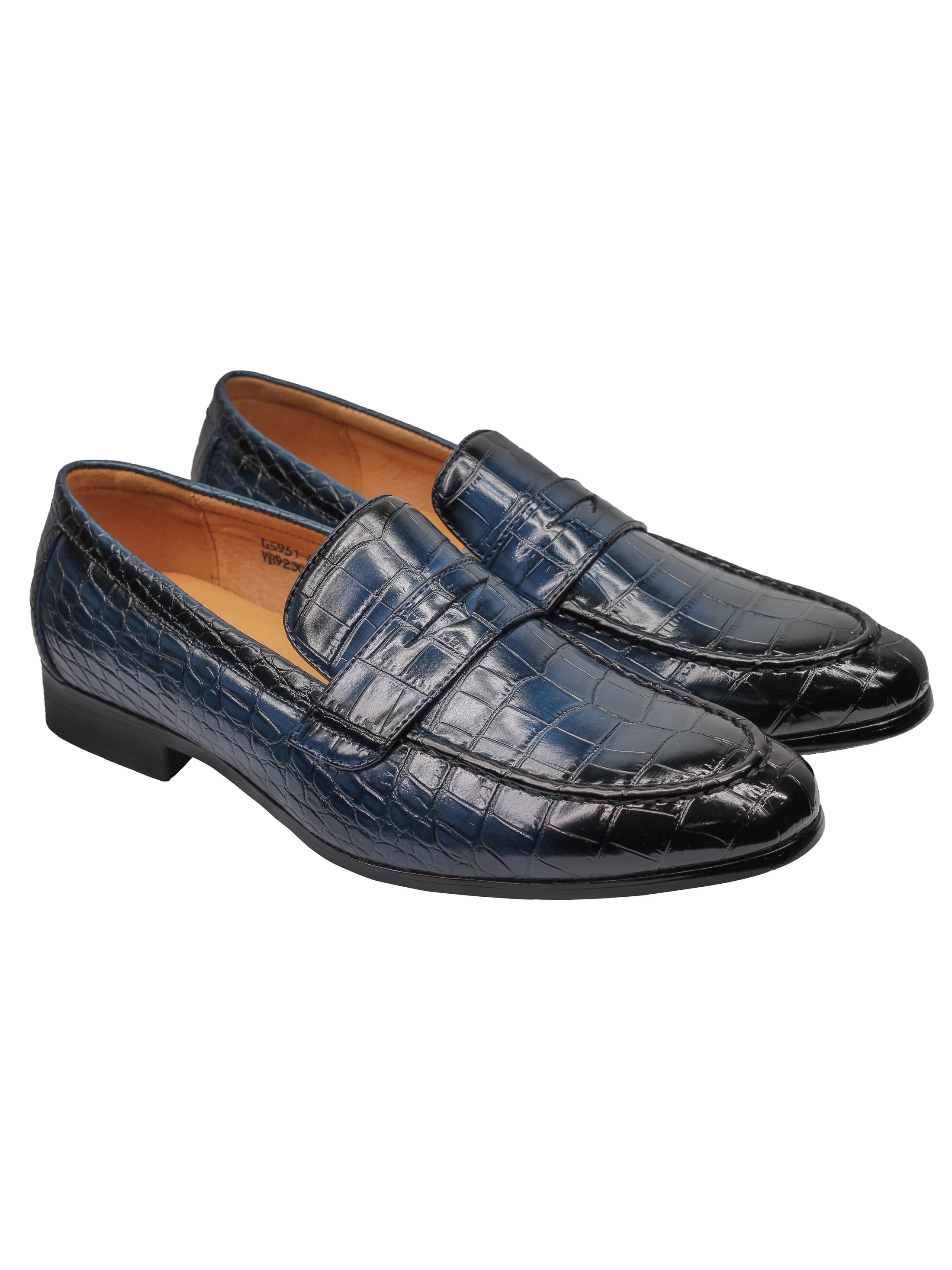 PRINTED PENNY LOAFERS