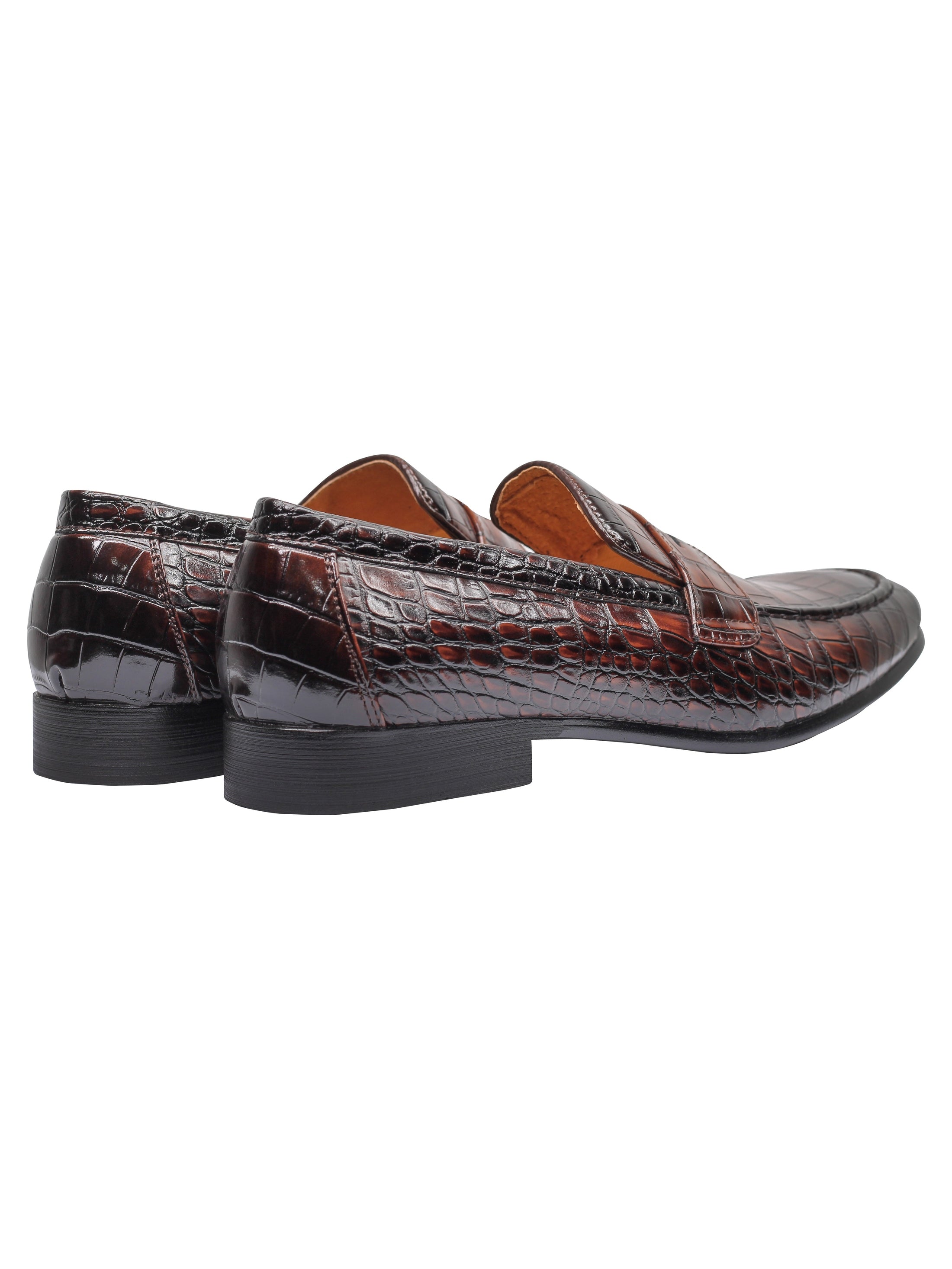 PRINTED PENNY LOAFERS