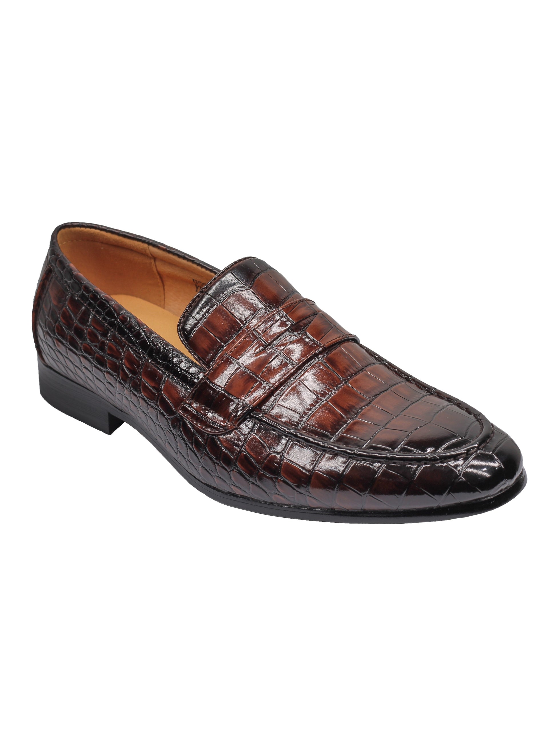 PRINTED PENNY LOAFERS