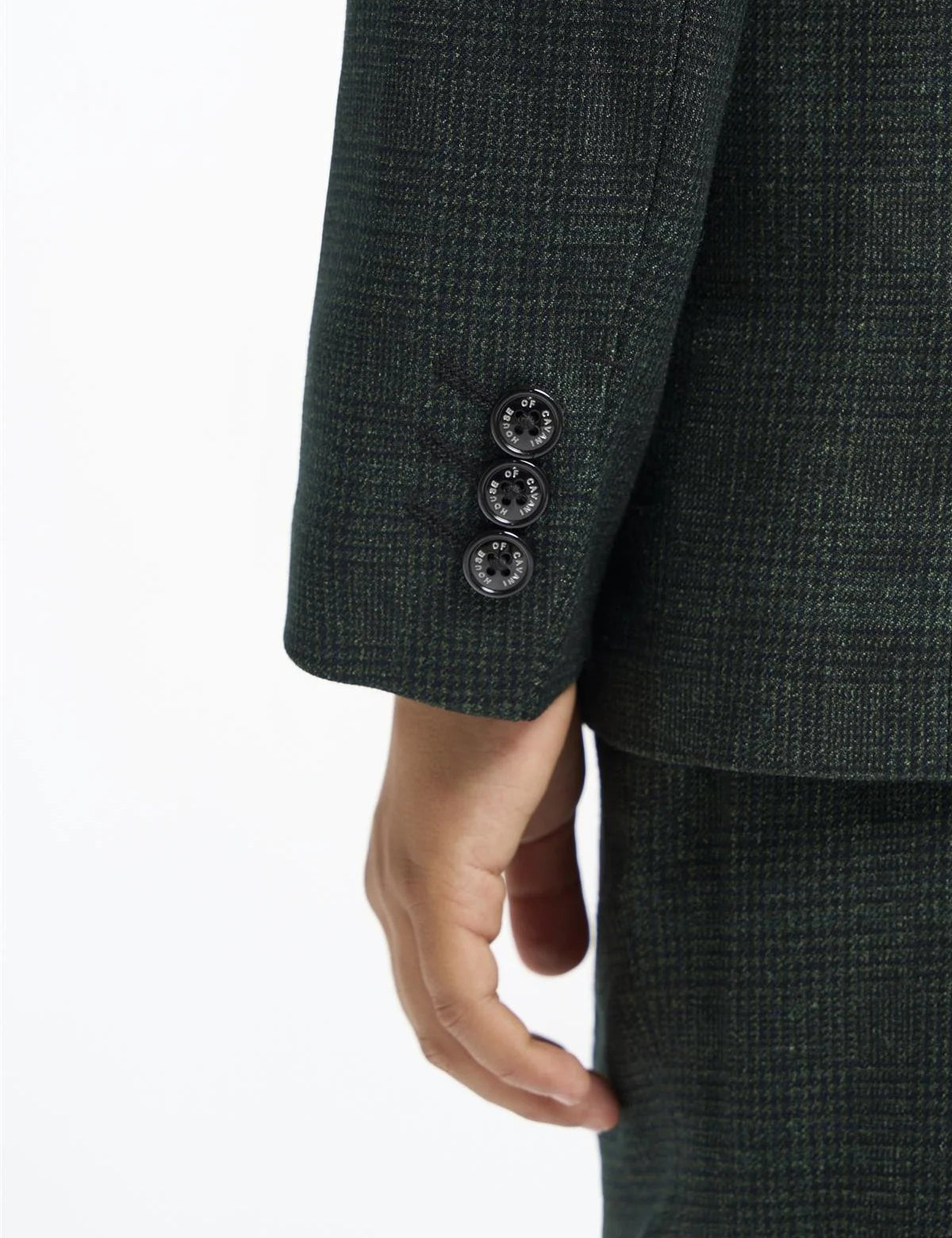 CARIDI OLIVE THREE PIECE BOYS SUIT