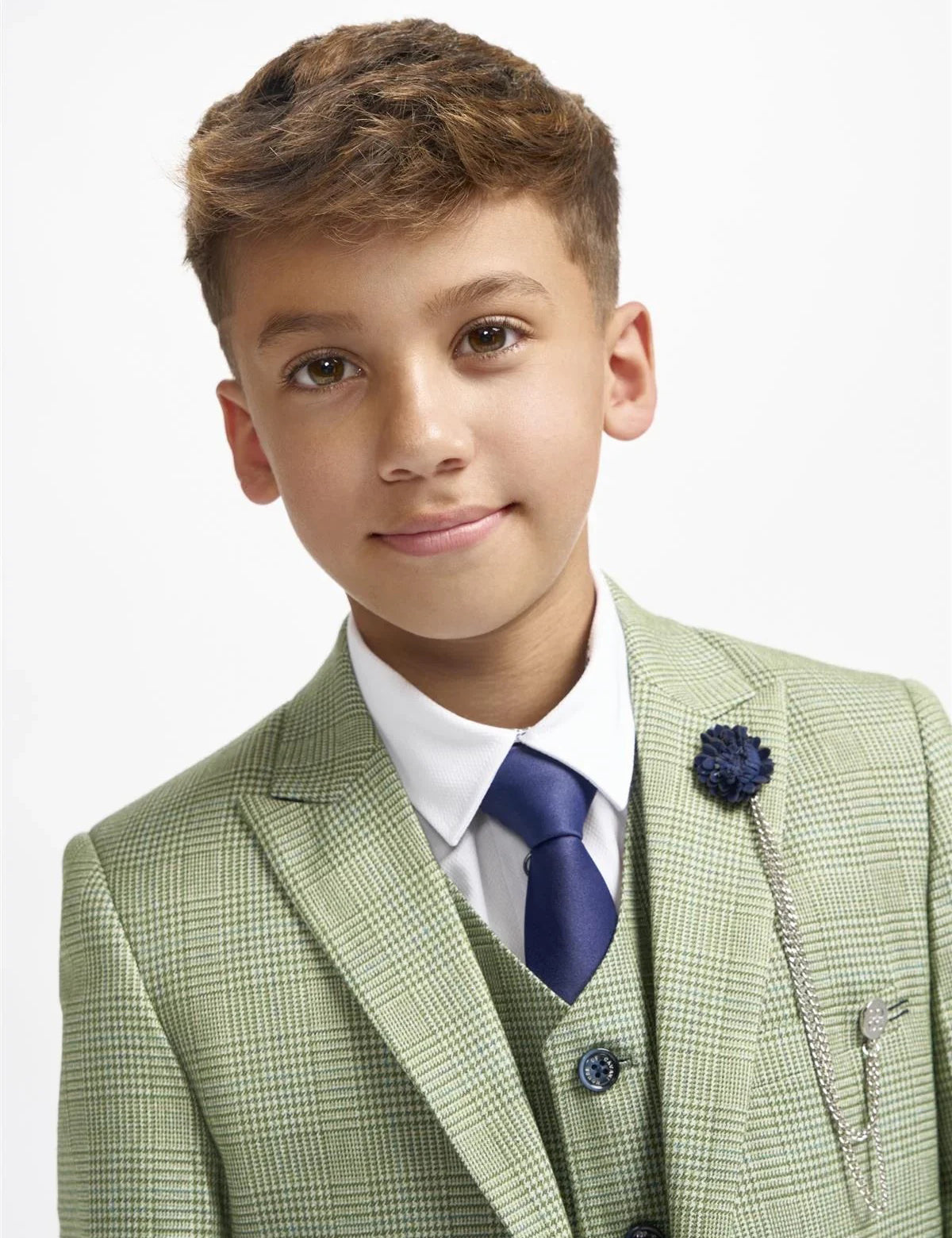 CARIDI SAGE THREE PIECE BOYS SUIT
