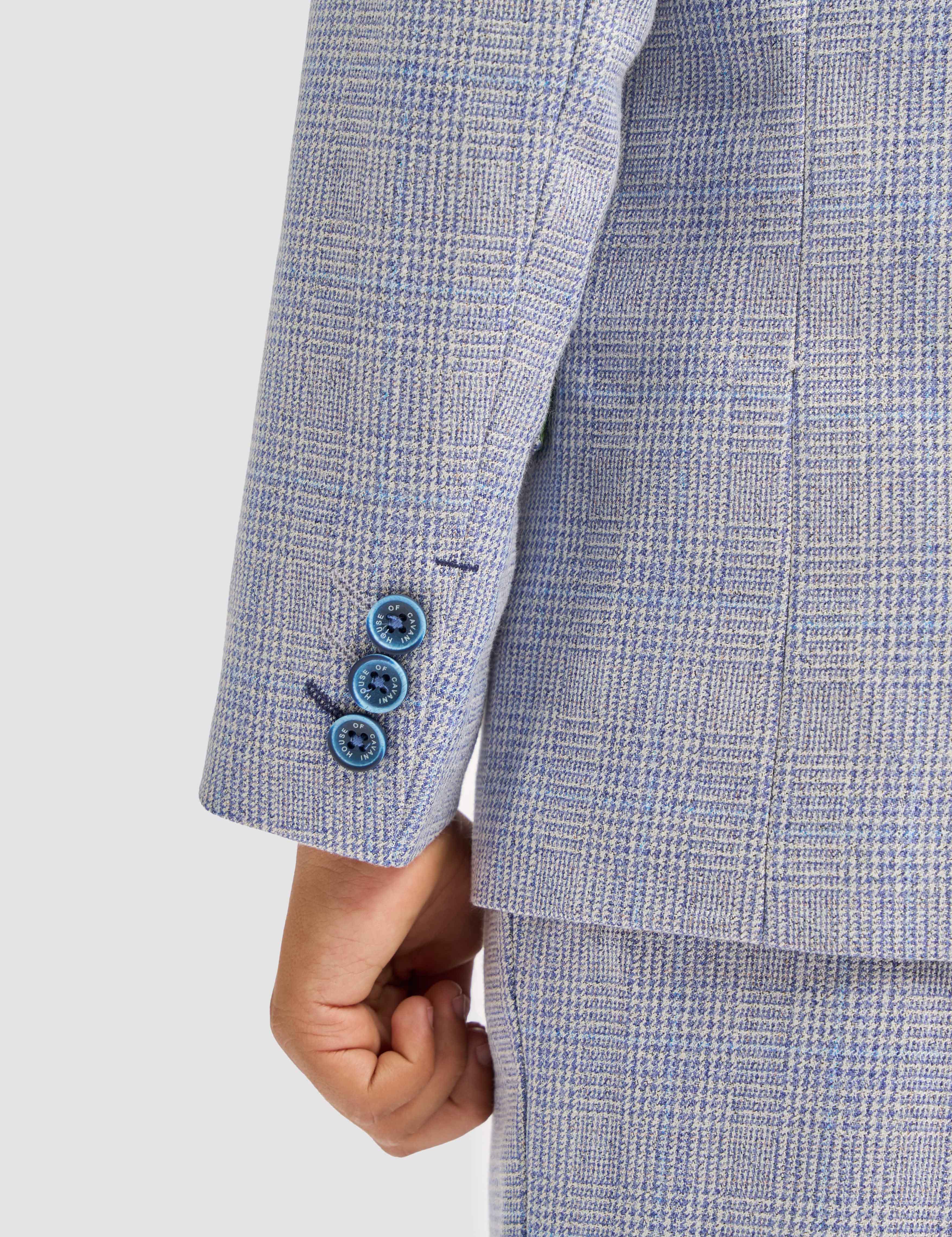 CARIDI SKY BLUE THREE PIECE BOYS SUIT