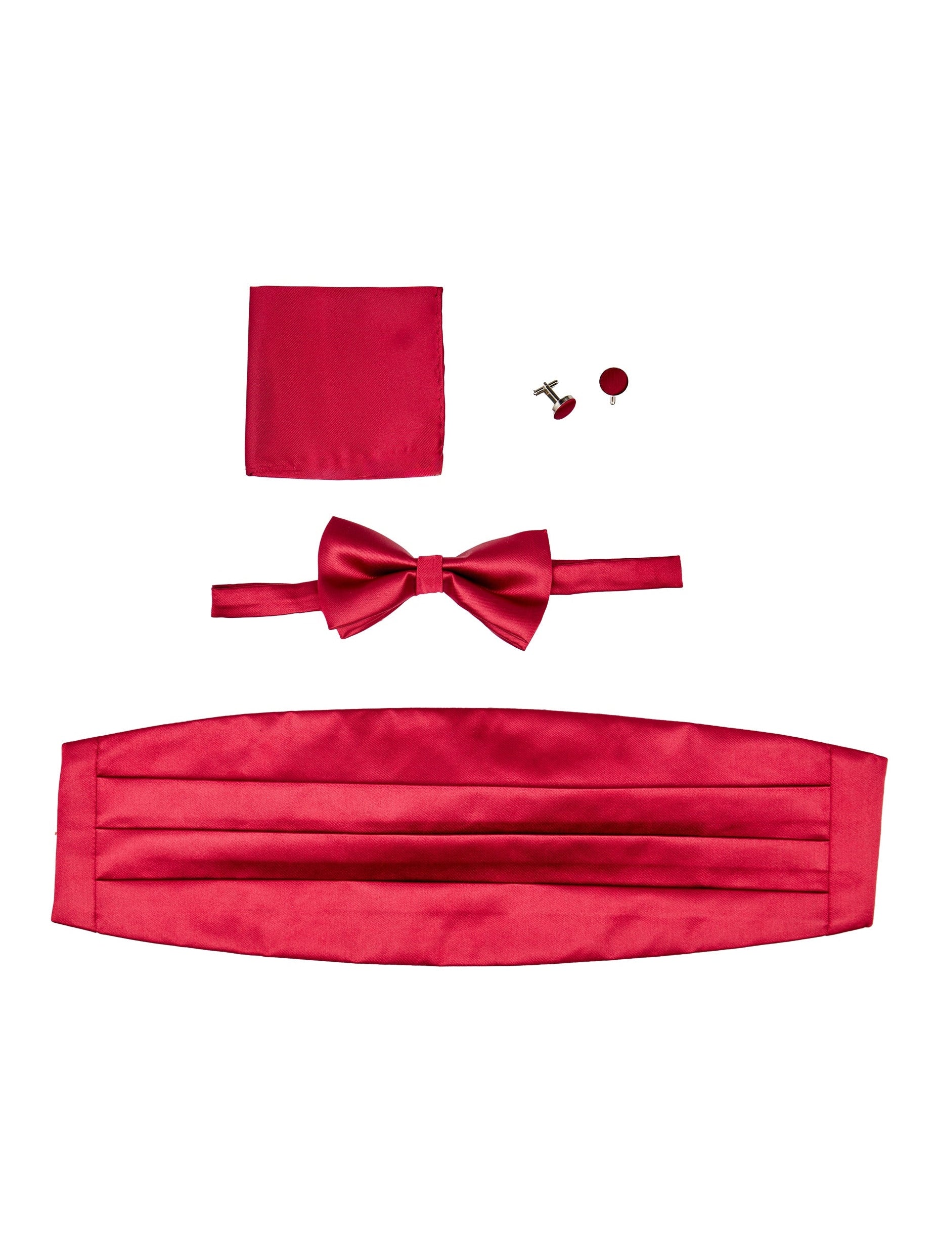 MAROON CUMMERBUND SET
