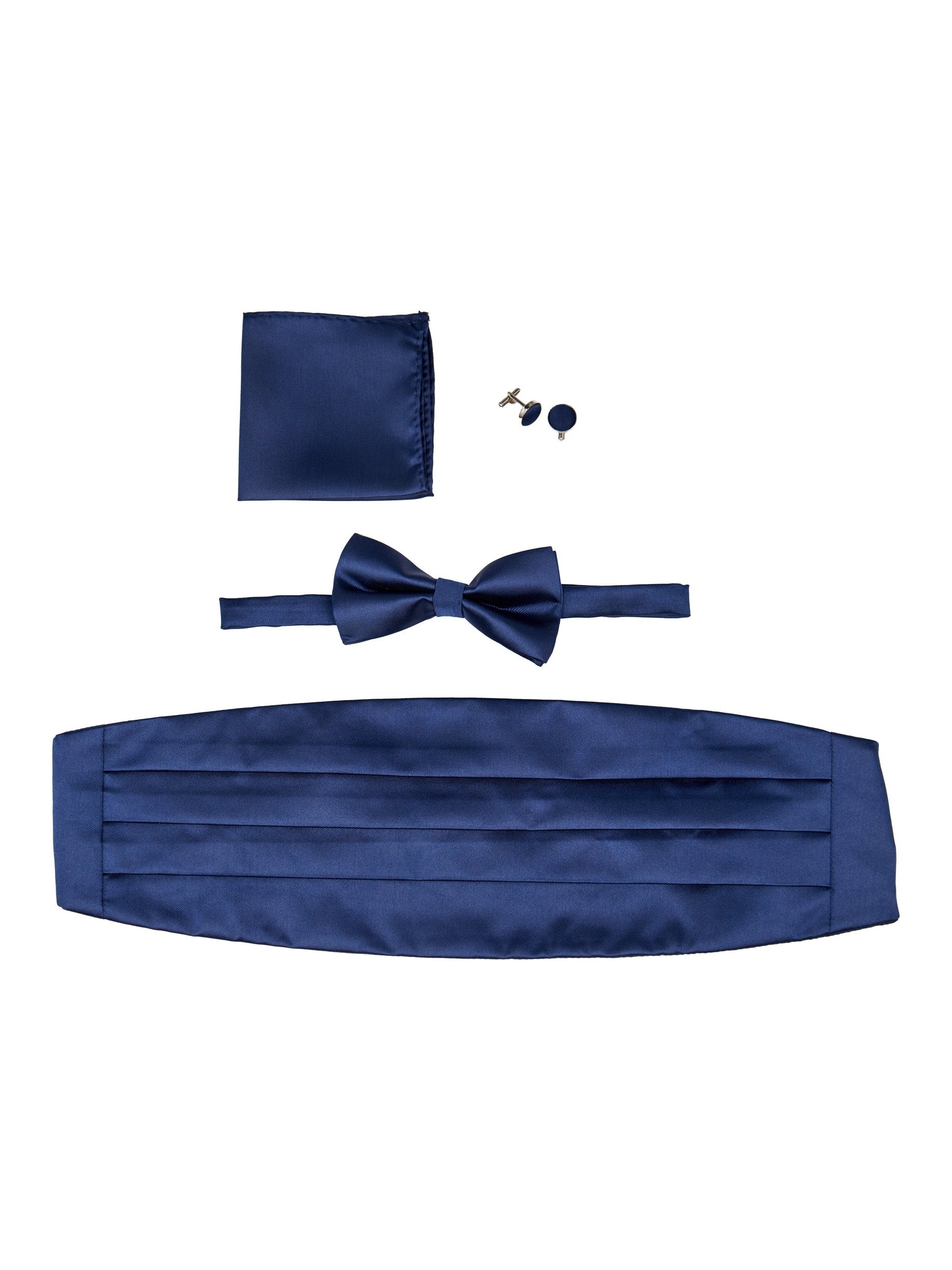 NAVY CUMMERBUND SET