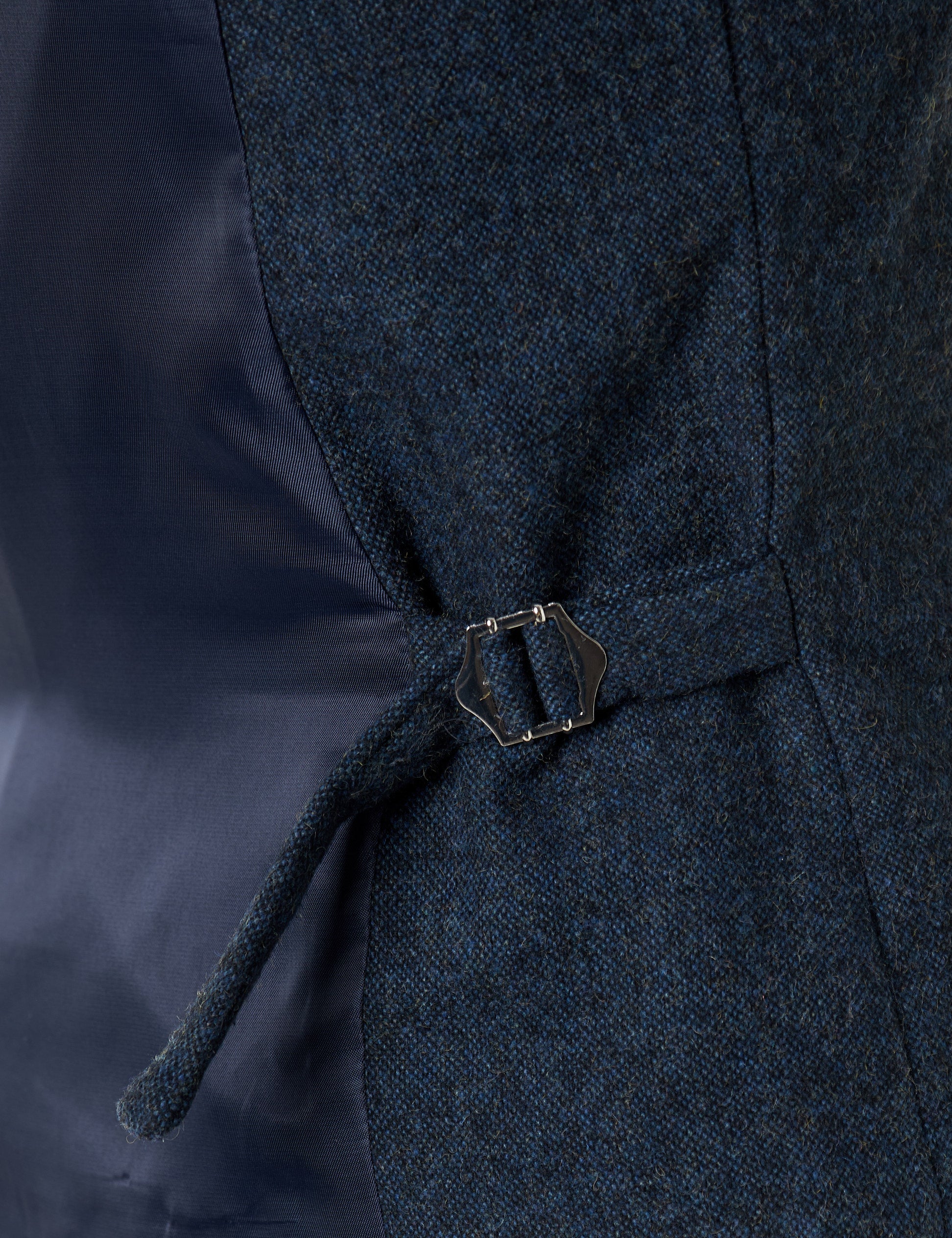JIM - TWEED BLUE WAISTCOAT